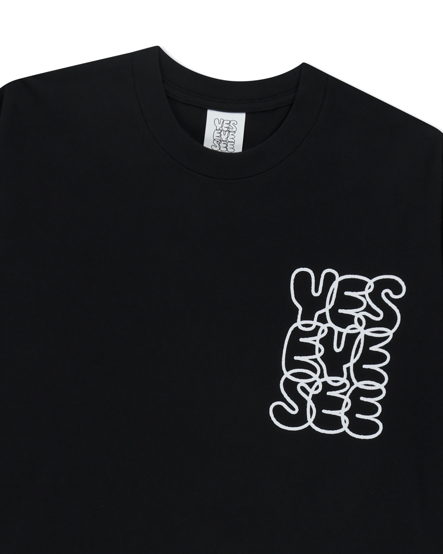 Y.E.S C-Logo L/S ( BLACK )