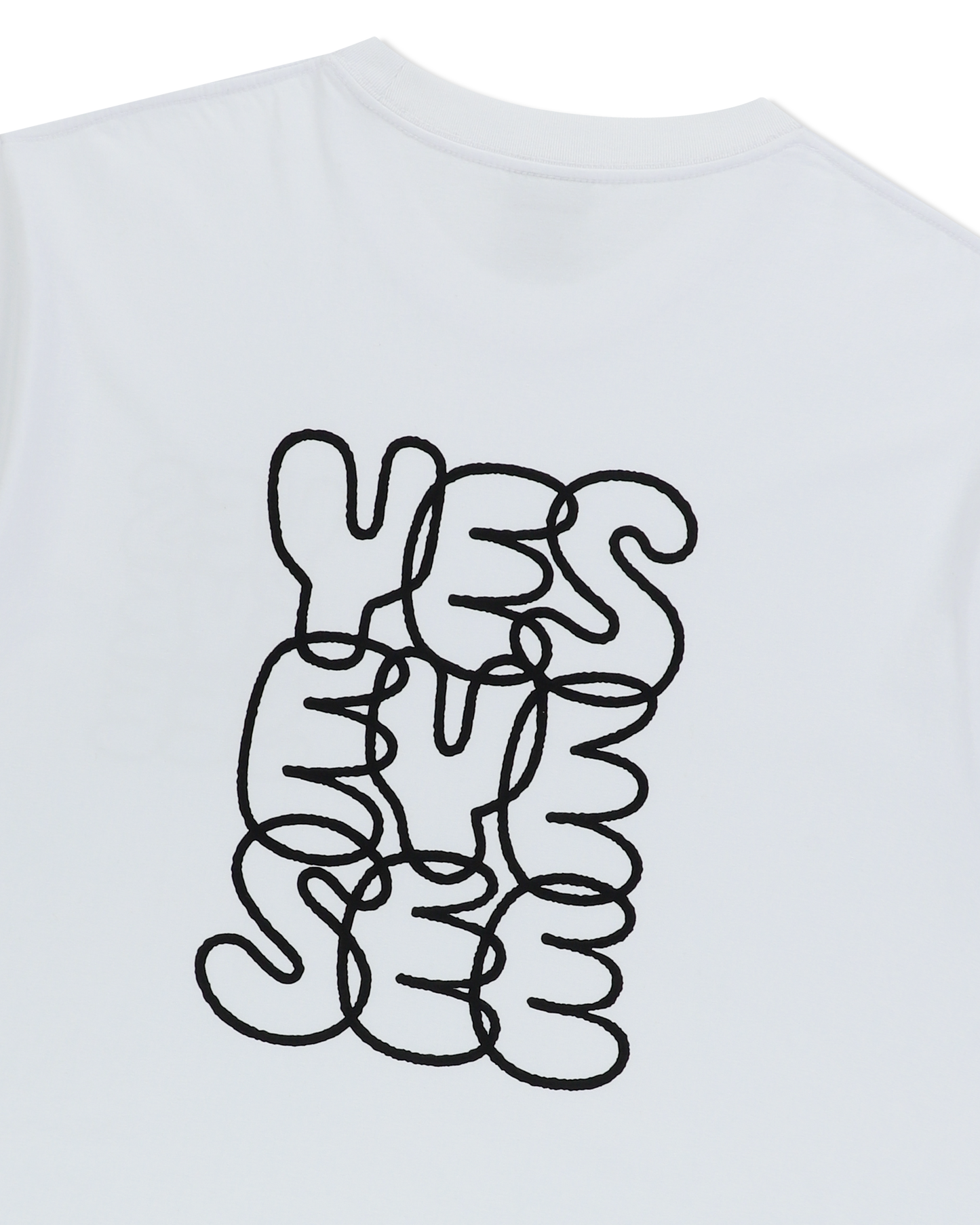 Y.E.S C-LOGO T-SHIRT ( WHITE )