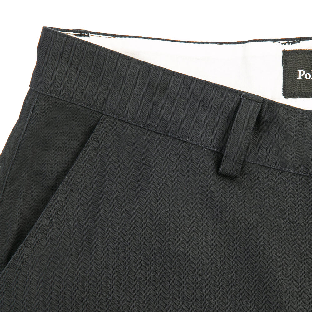 BASIC LOOSE HERRINGBONE PANTS