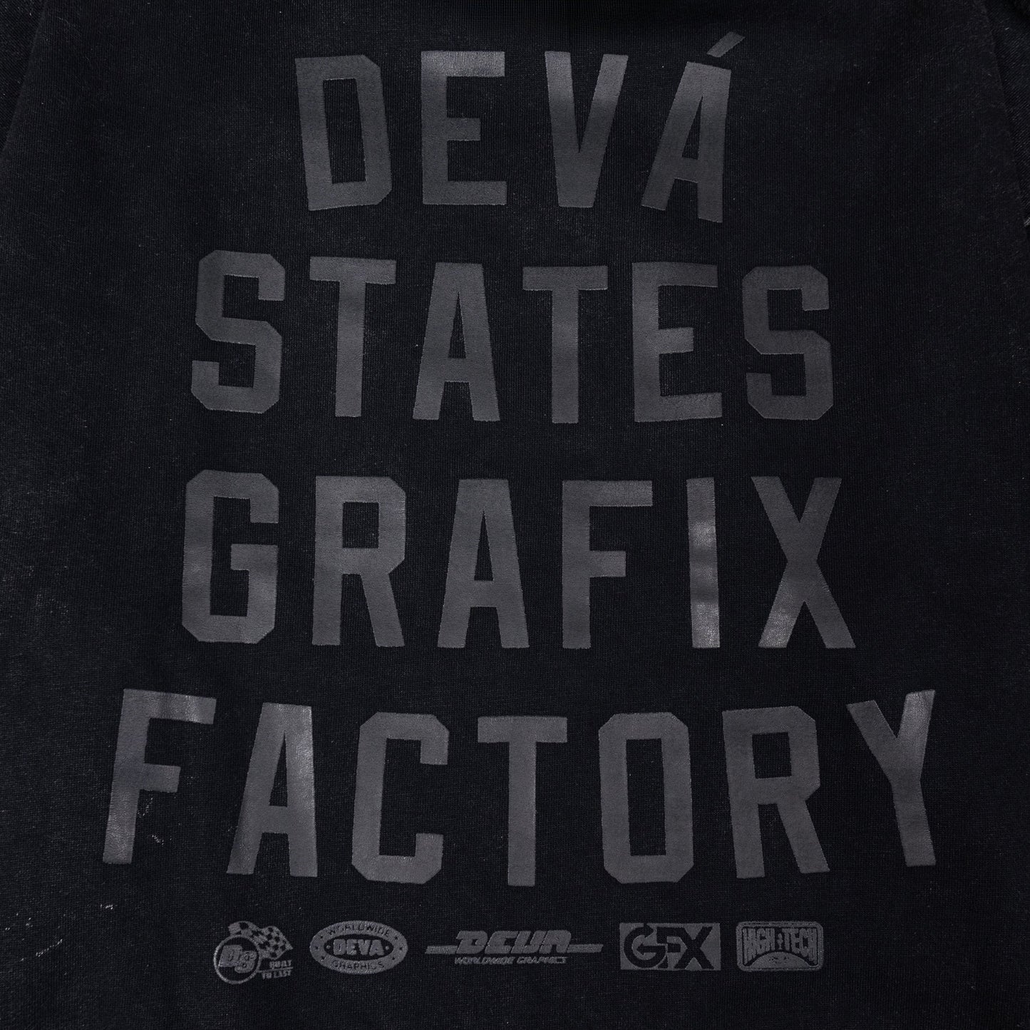 GARAGE / HOODIE / WASHED BLACK