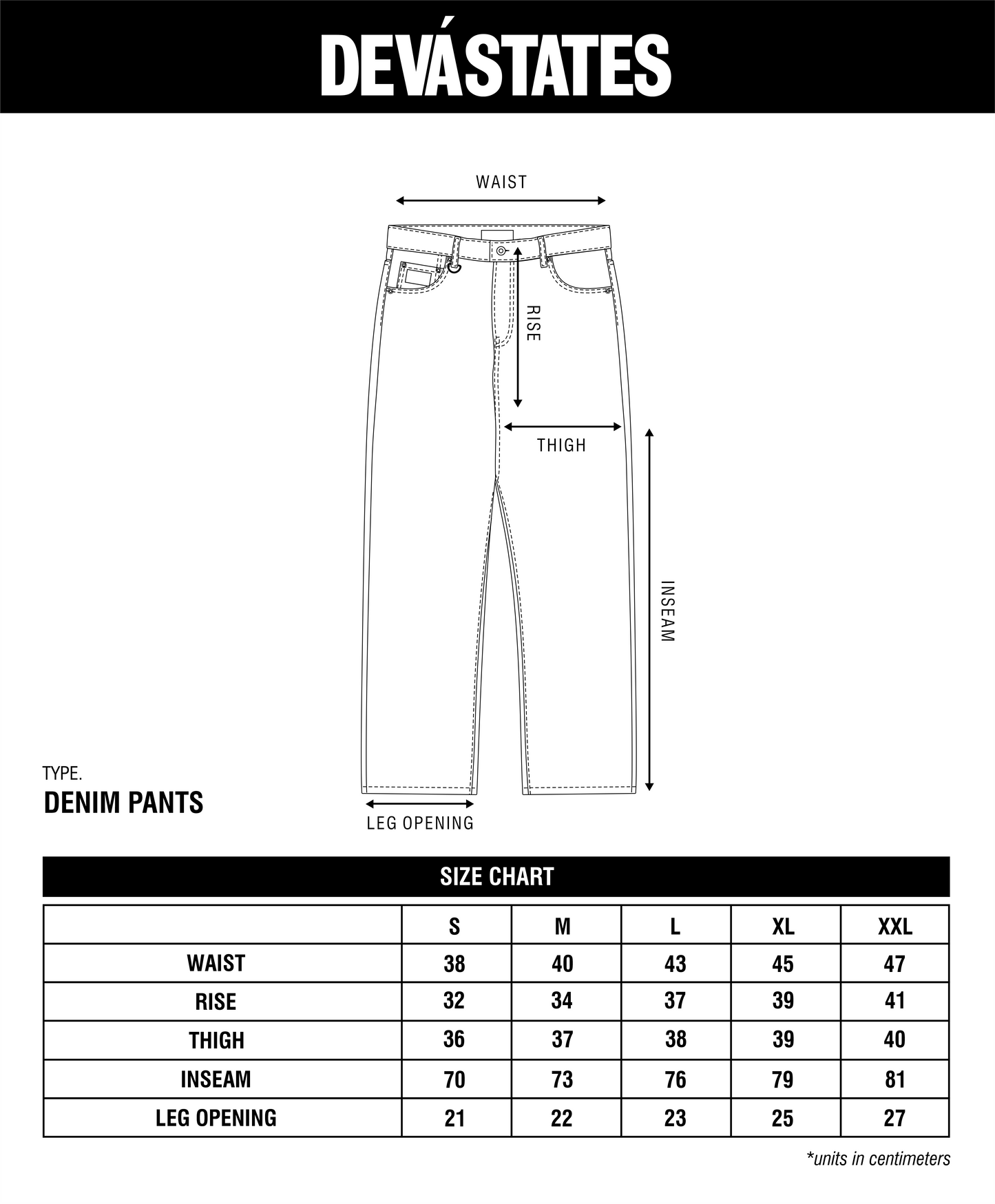 LAX / DENIM PANTS / WASHED BLUE