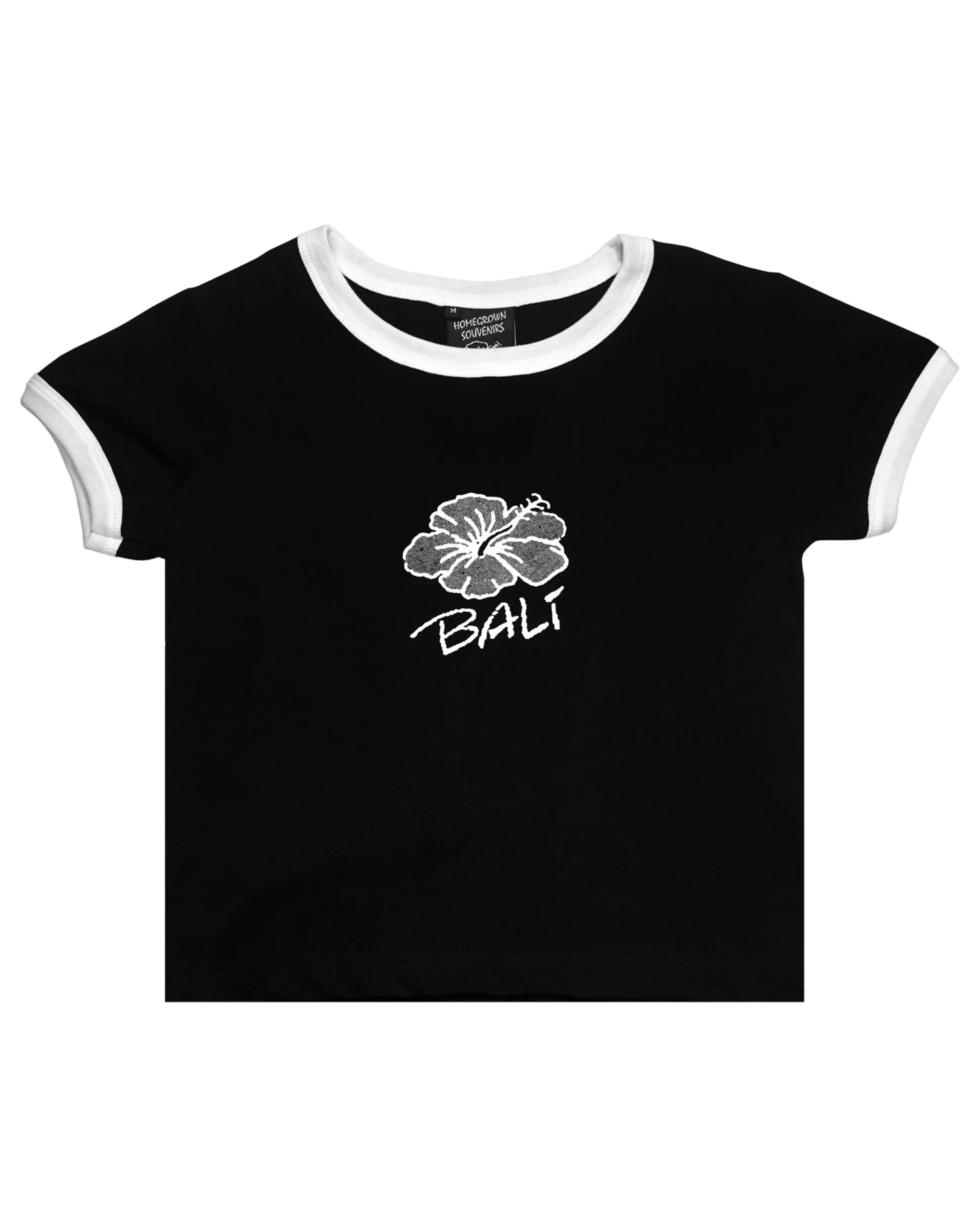 CROP TOP RINGER TEE