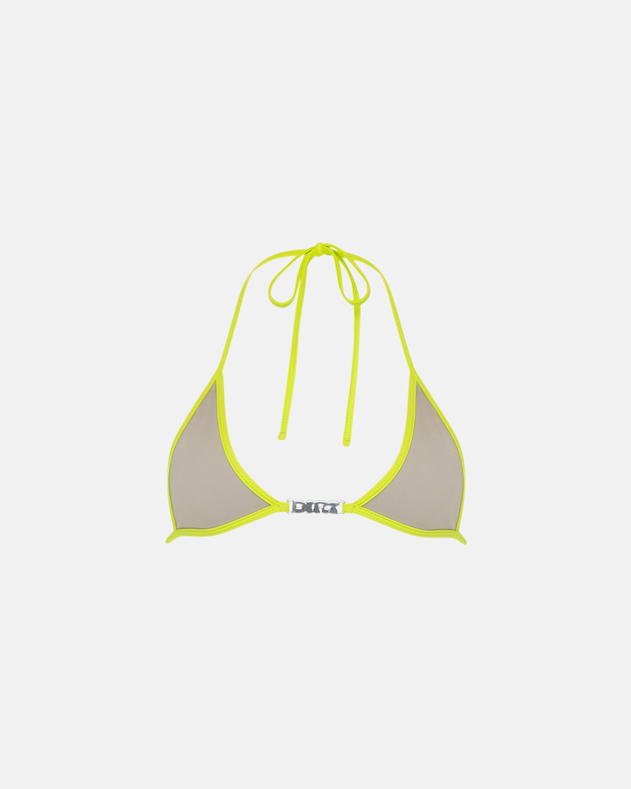 BIKINI TOPS Beige/Lime