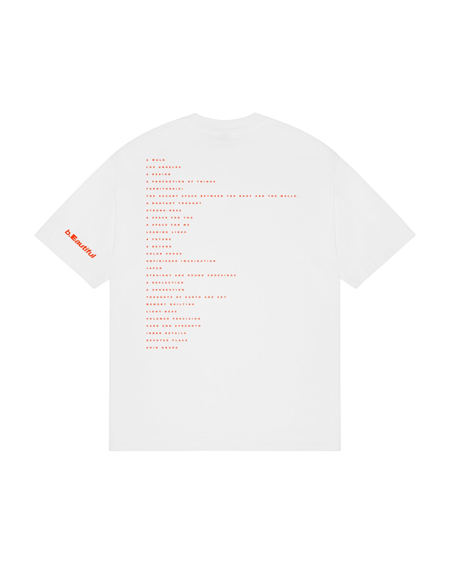b.Eautiful x WAKA WAKA A Space For You SS T-Shirt