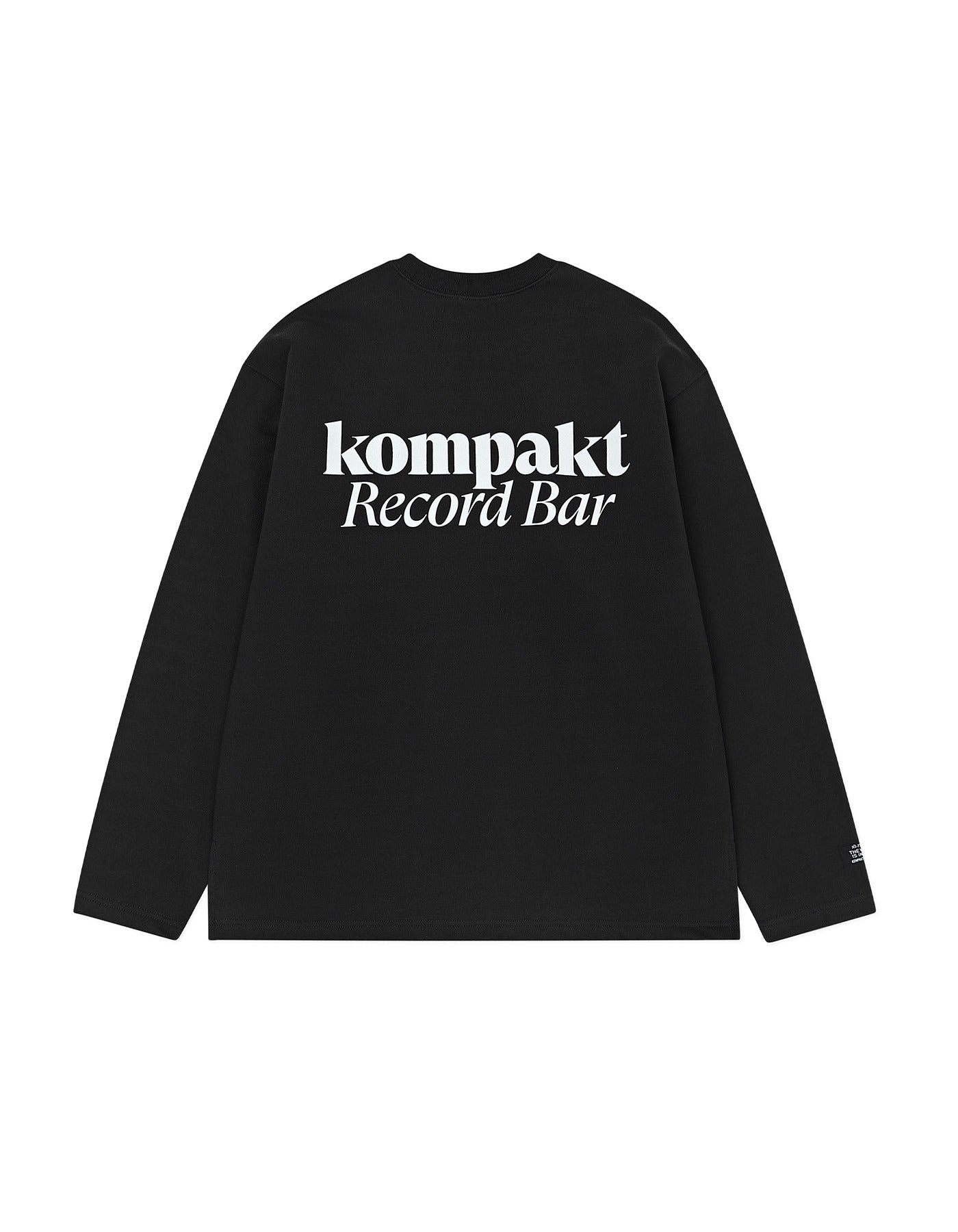 BASIC LOGO LONG SLEEVE SWEAT [ CHARCOAL ]