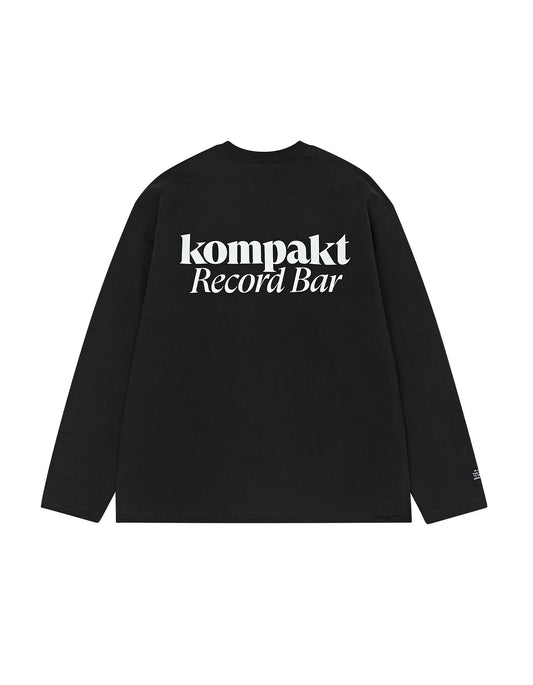 BASIC LOGO LONG SLEEVE SWEAT [ CHARCOAL ]