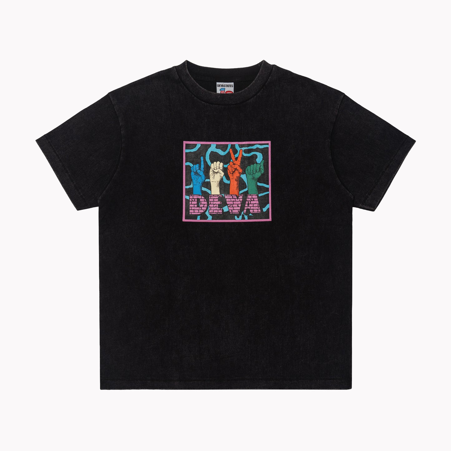 DASH GFX / T-SHIRT / WASHED BLACK
