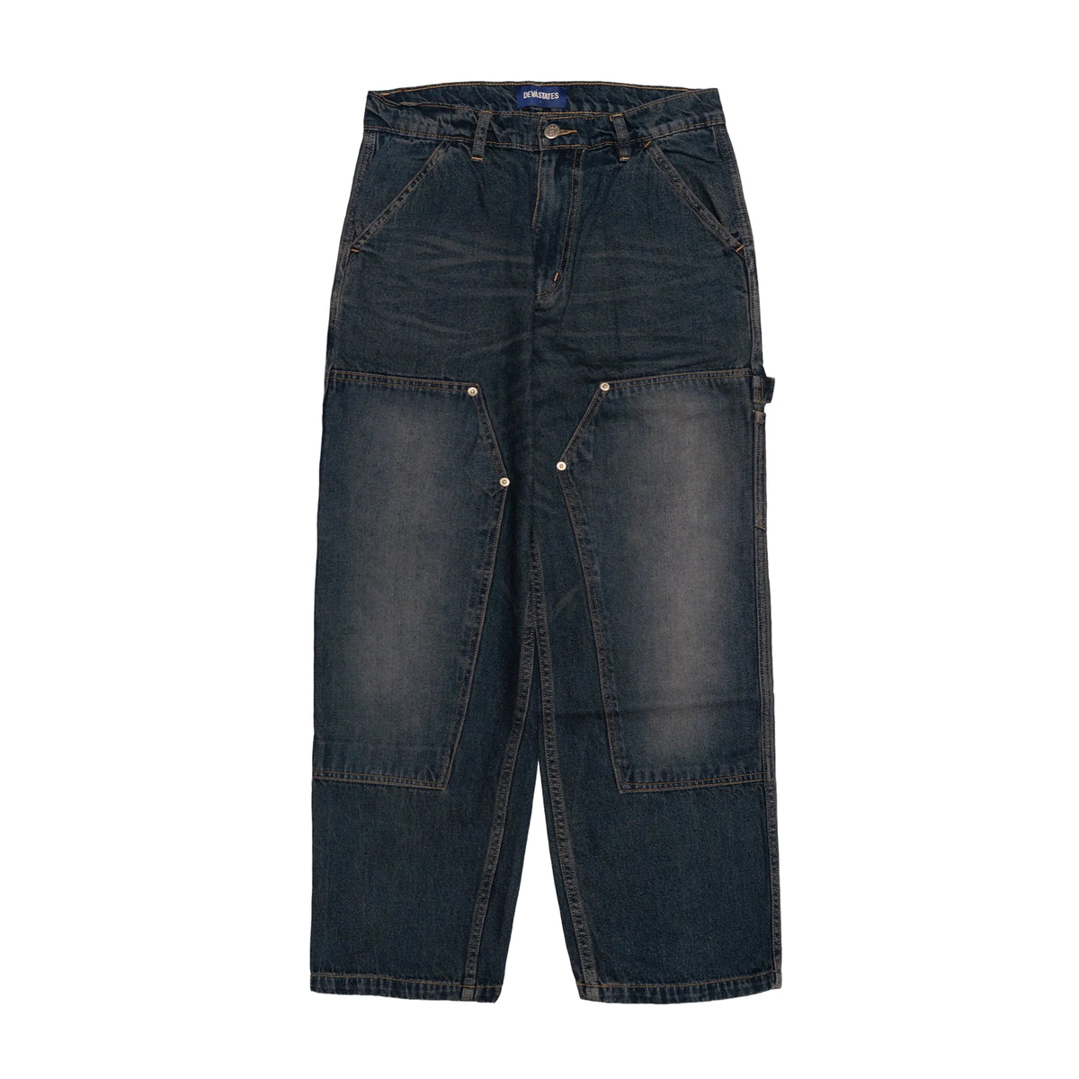 PINS CARPENTER DENIM PANTS [WASHED BLUE]