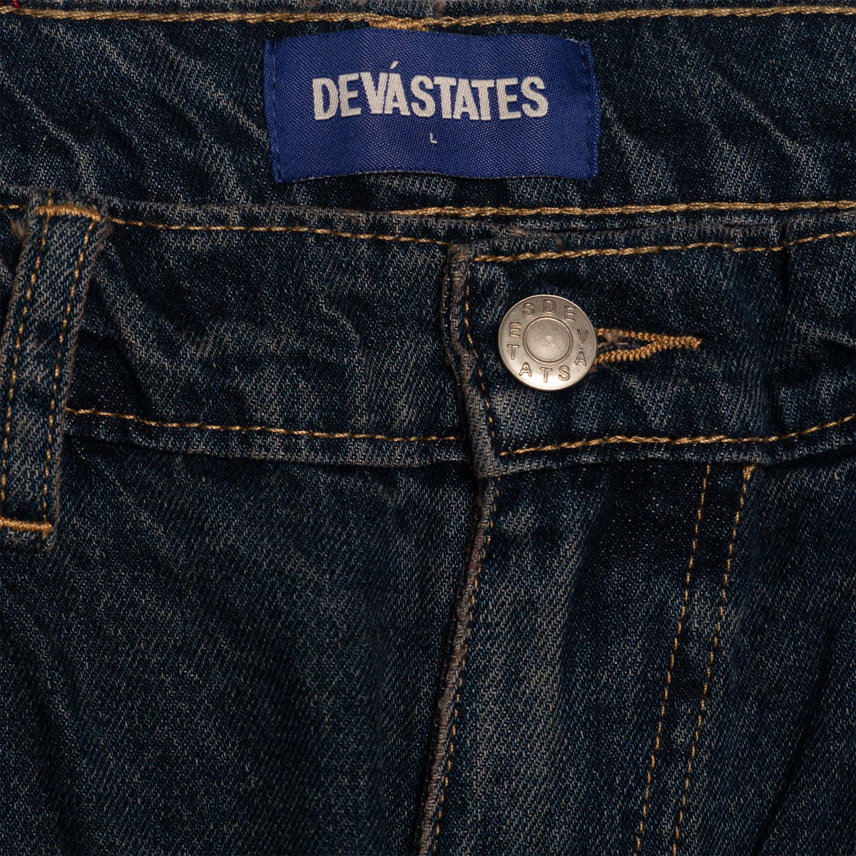 PINS CARPENTER DENIM PANTS [WASHED BLUE]