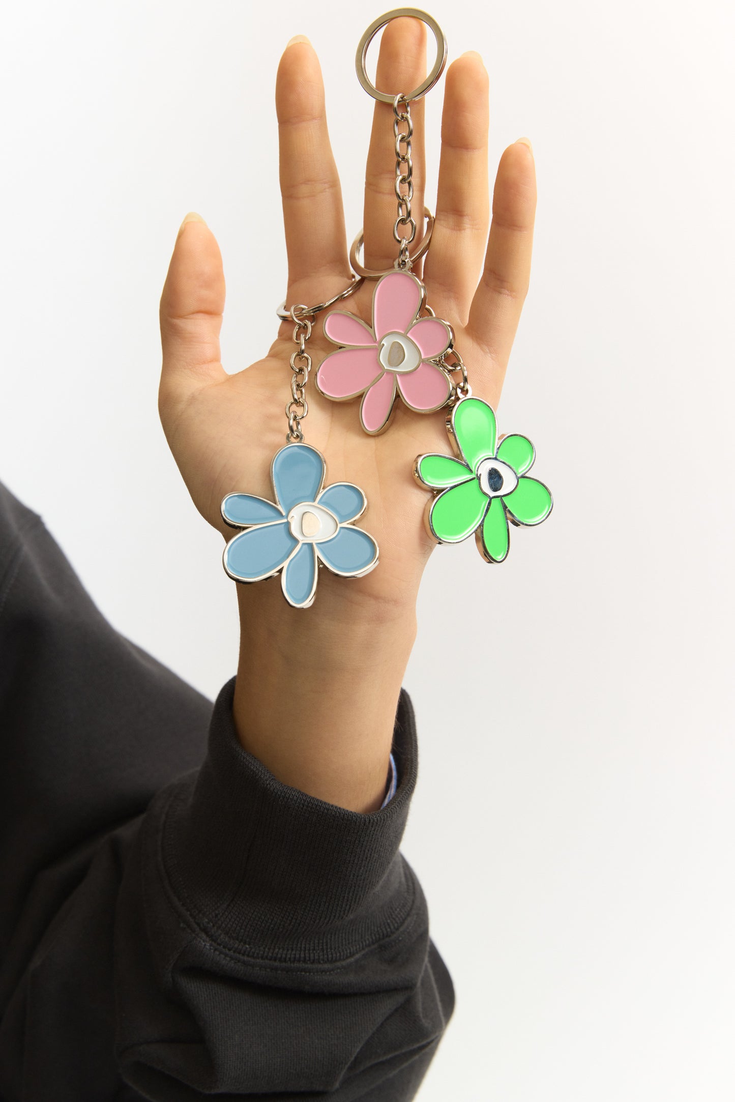 GESTURES METAL KEYRING / PINK