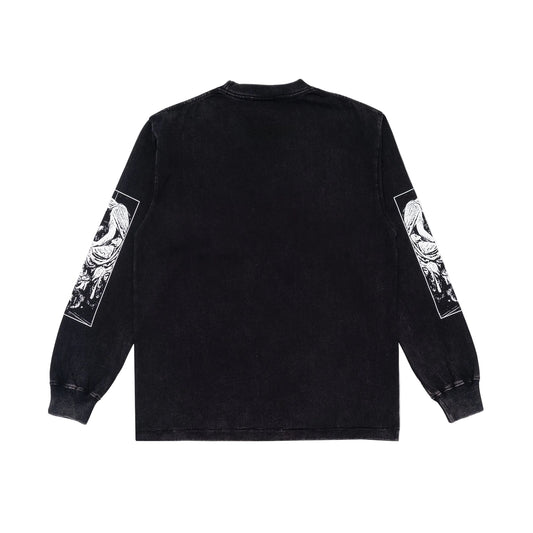 EPILOG L/S GFX T-SHIRT [WASHED BLACK]