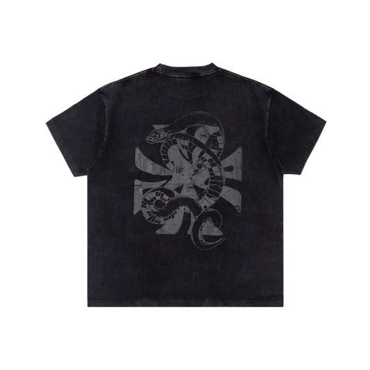 ABOLITION GFX T-SHIRT [WASHED BLACK]