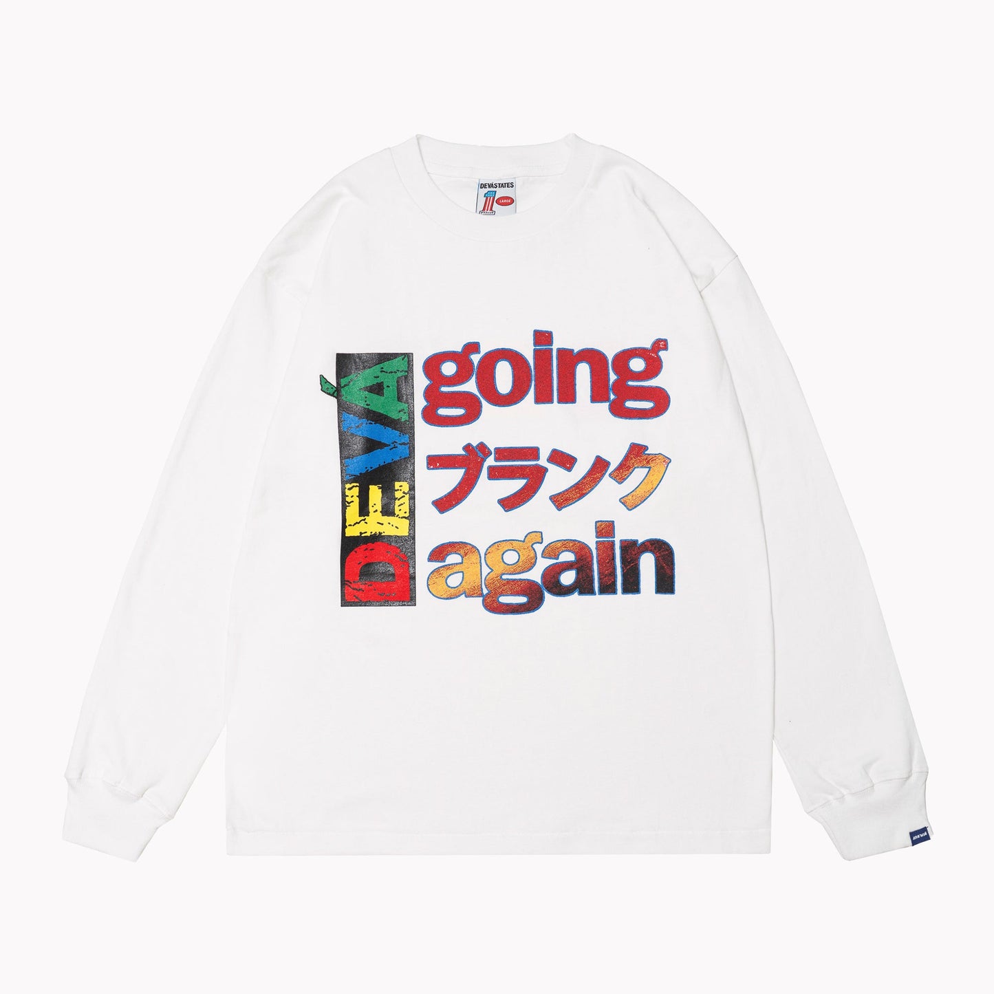 UNFAZED GFX / LS T-SHIRT / WHITE
