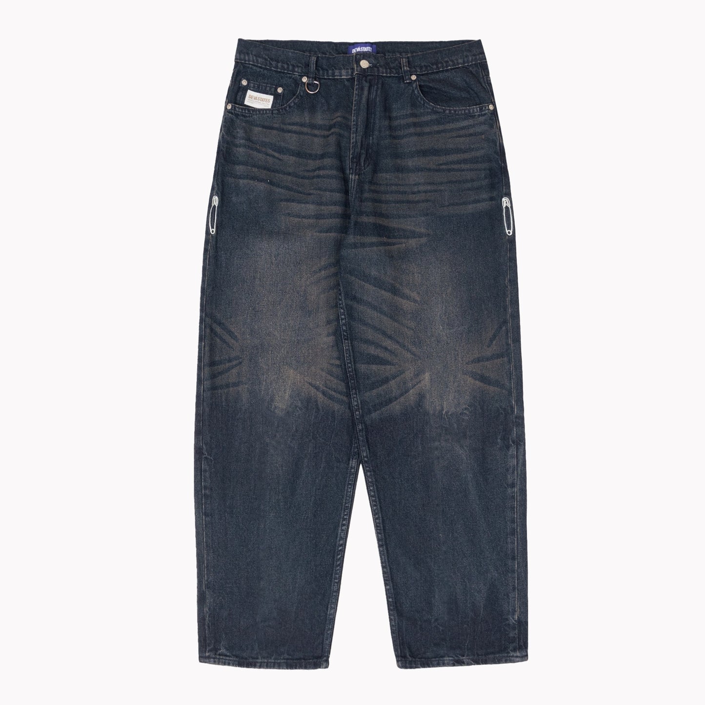 LAX / DENIM PANTS / WASHED BLUE