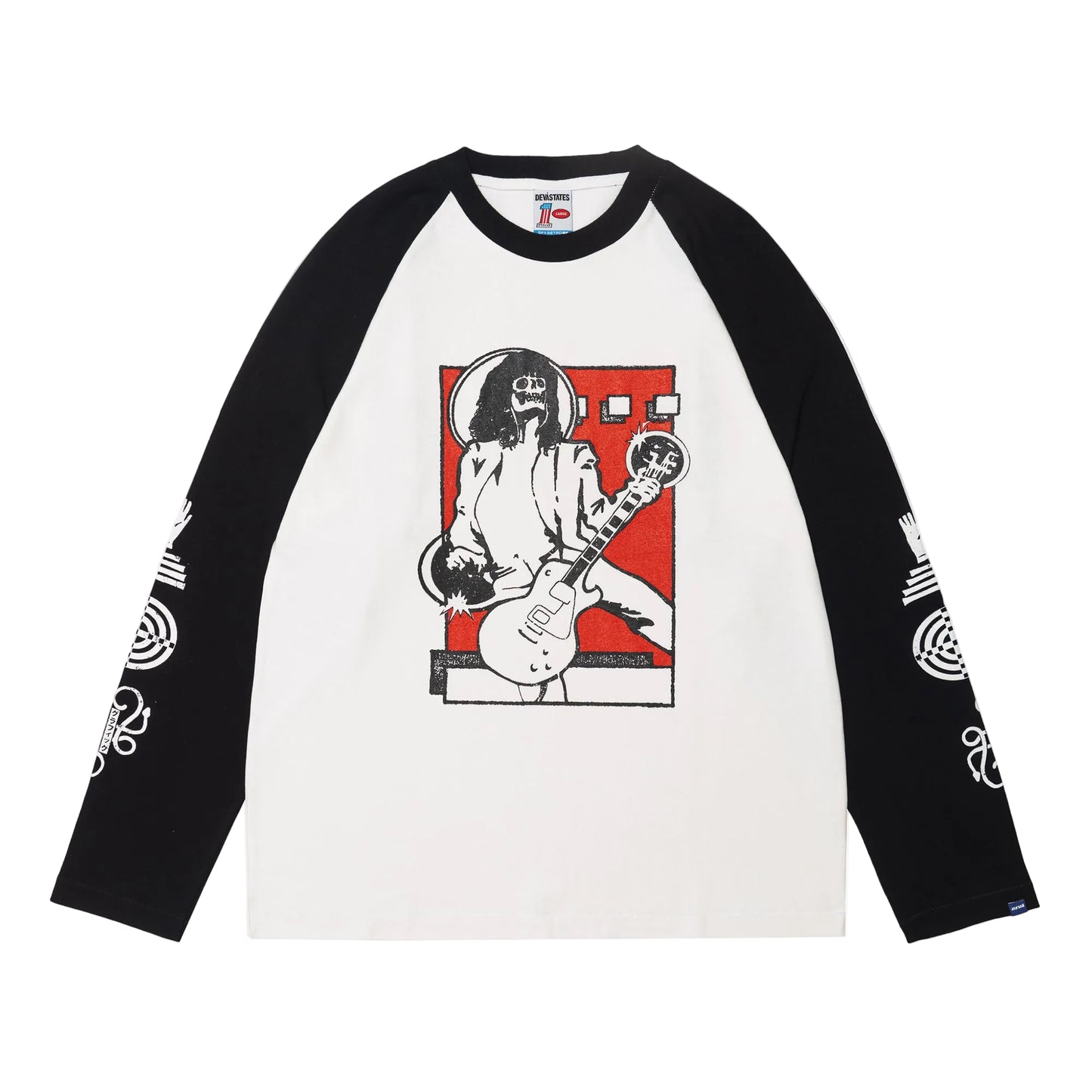JIMMY L/S RAGLAN T-SHIRT [ BLACK ]