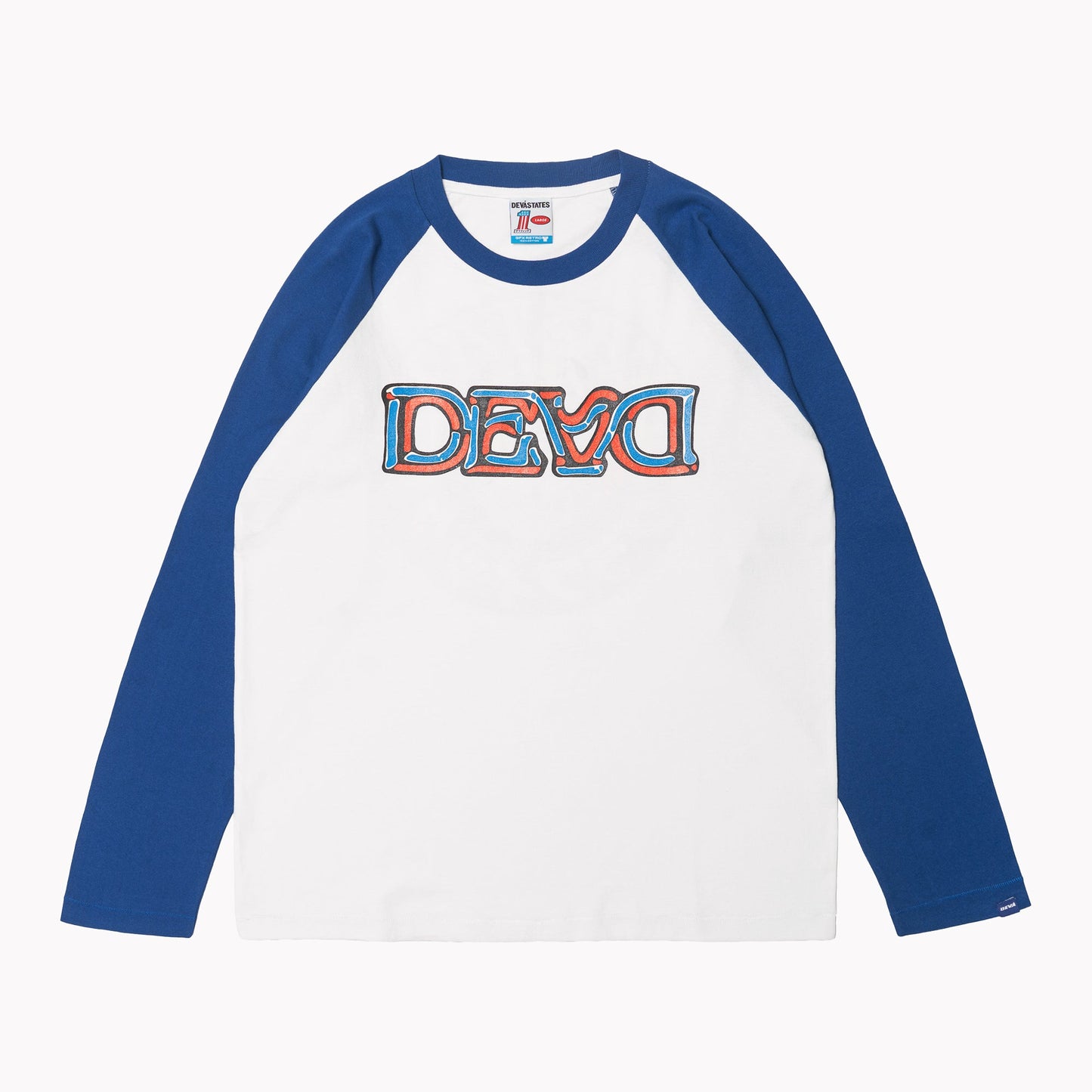 JERRY / RAGLAN T-SHIRT / BLUE