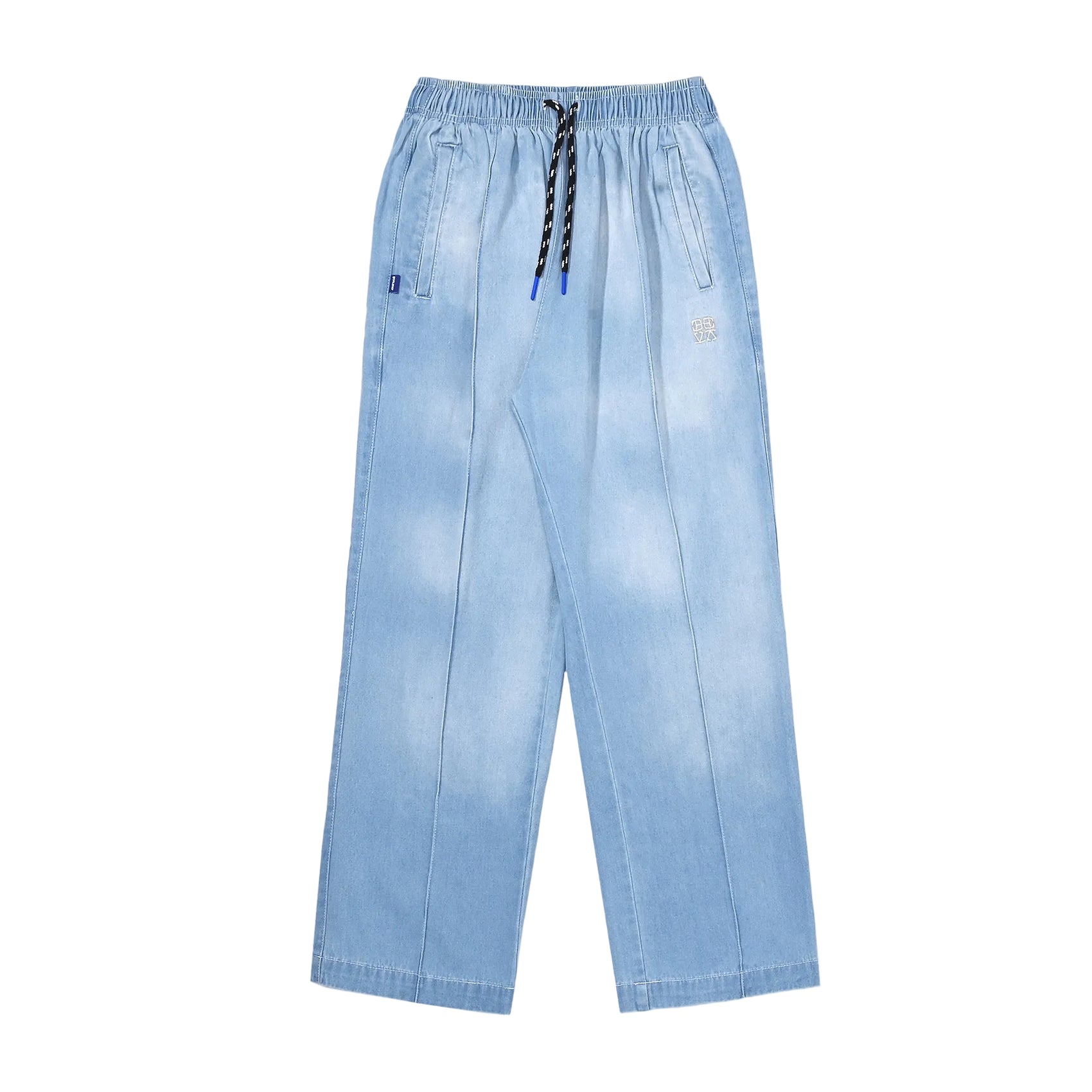 MIDTOWN PLEATED EASY PANTS SS26 [WASHED BLUE]