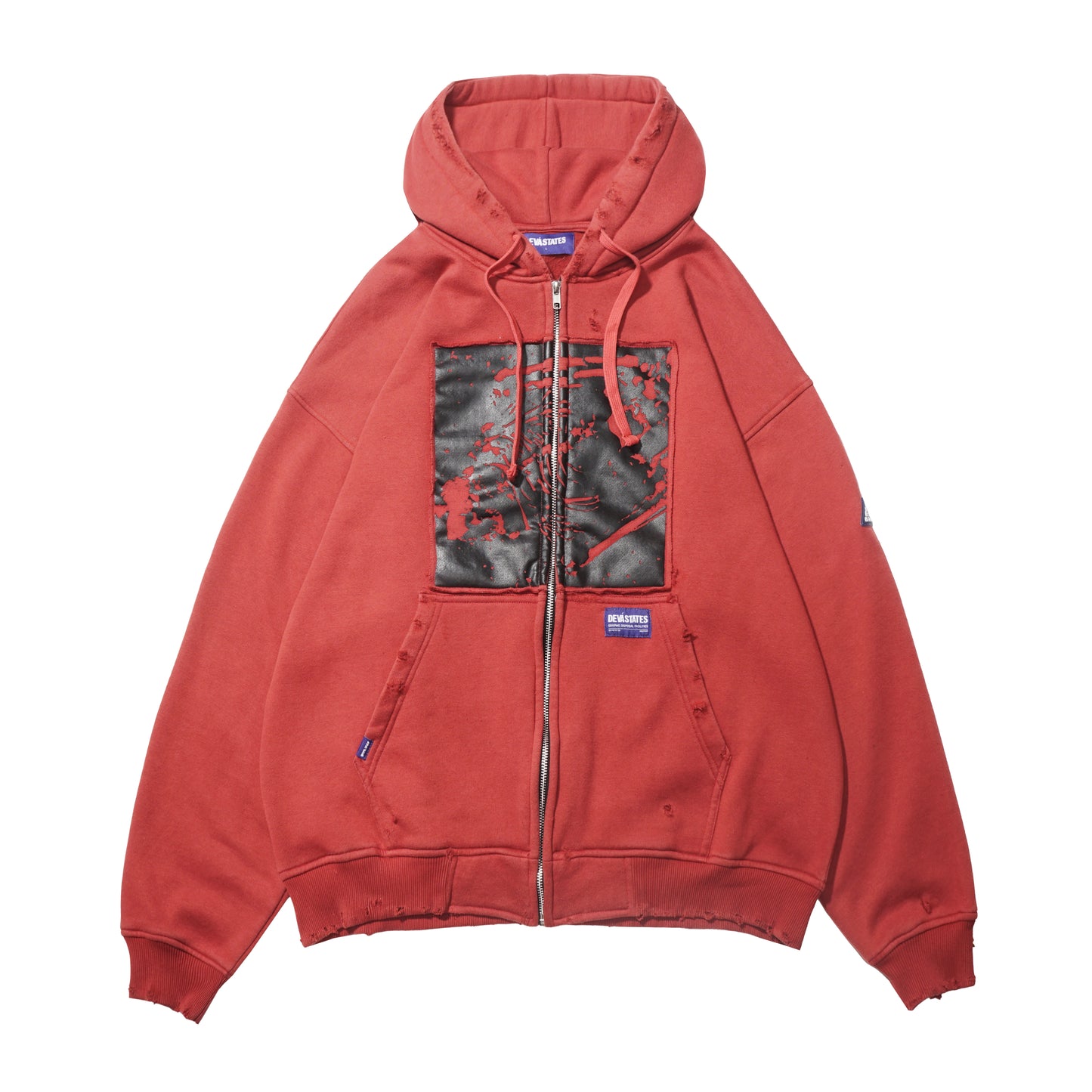AGONY ZIP-UP HOODIE