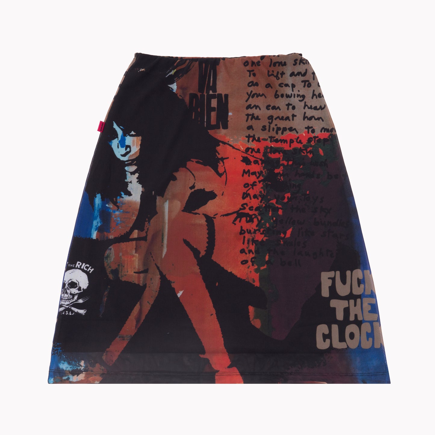 MESH SKIRT / PAT / MULTI
