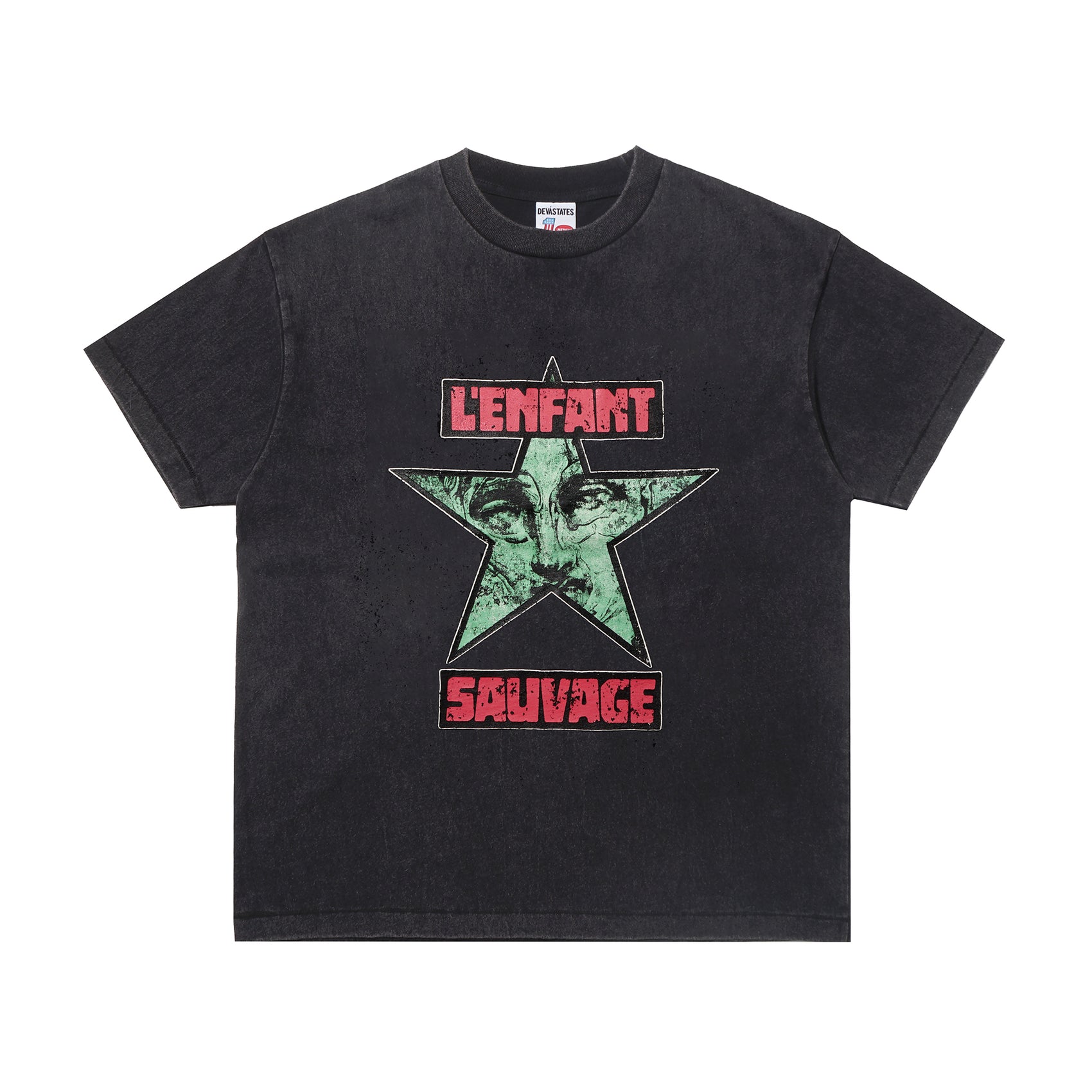 SAUVAGE T-SHIRT [WASHED BLACK]