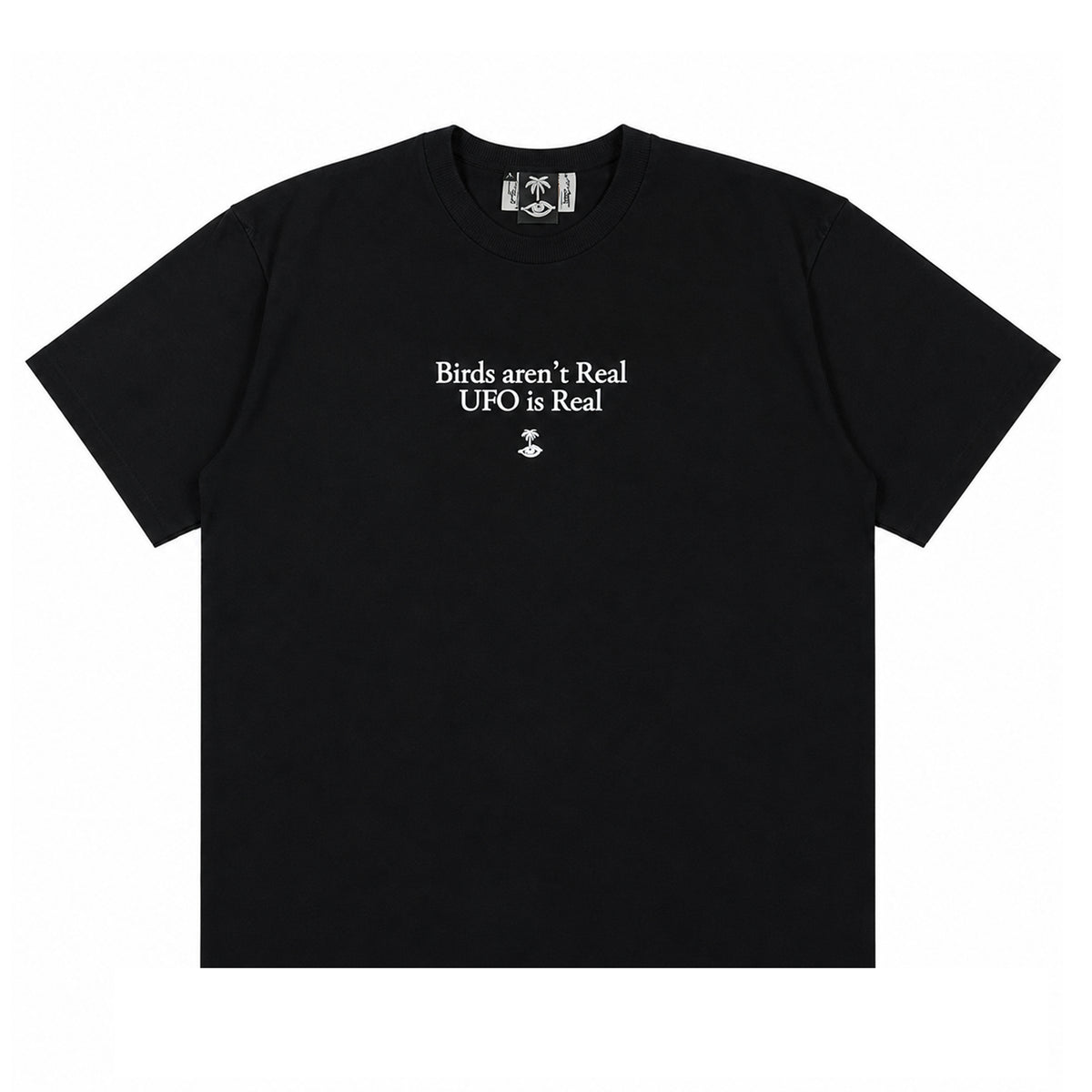 BIRDS T-SHIRT [BLACK]