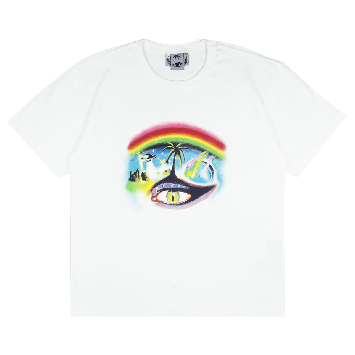 RAINBOW SKY T-SHIRT [WHITE]