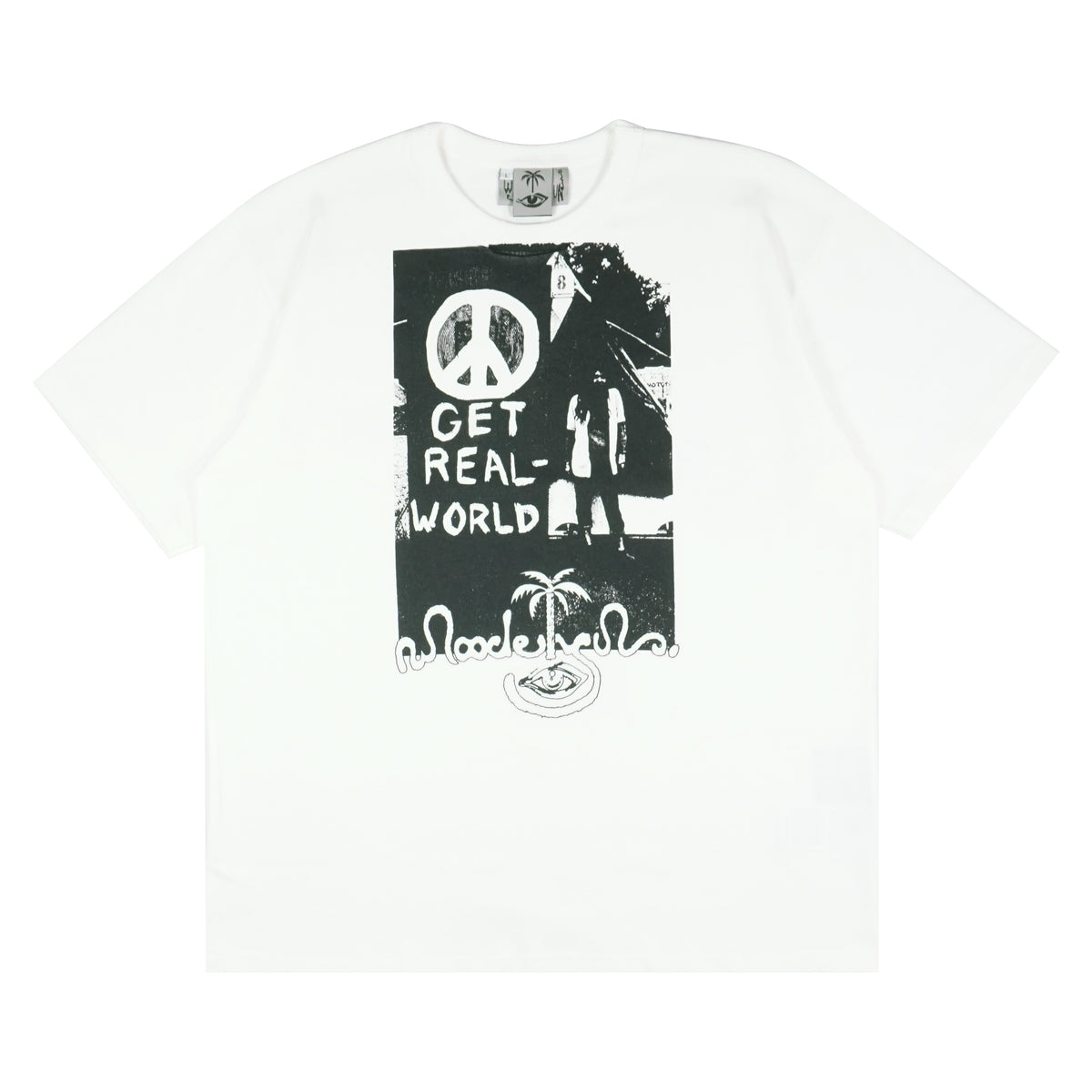 REAL LIFE T-SHIRT [WHITE]