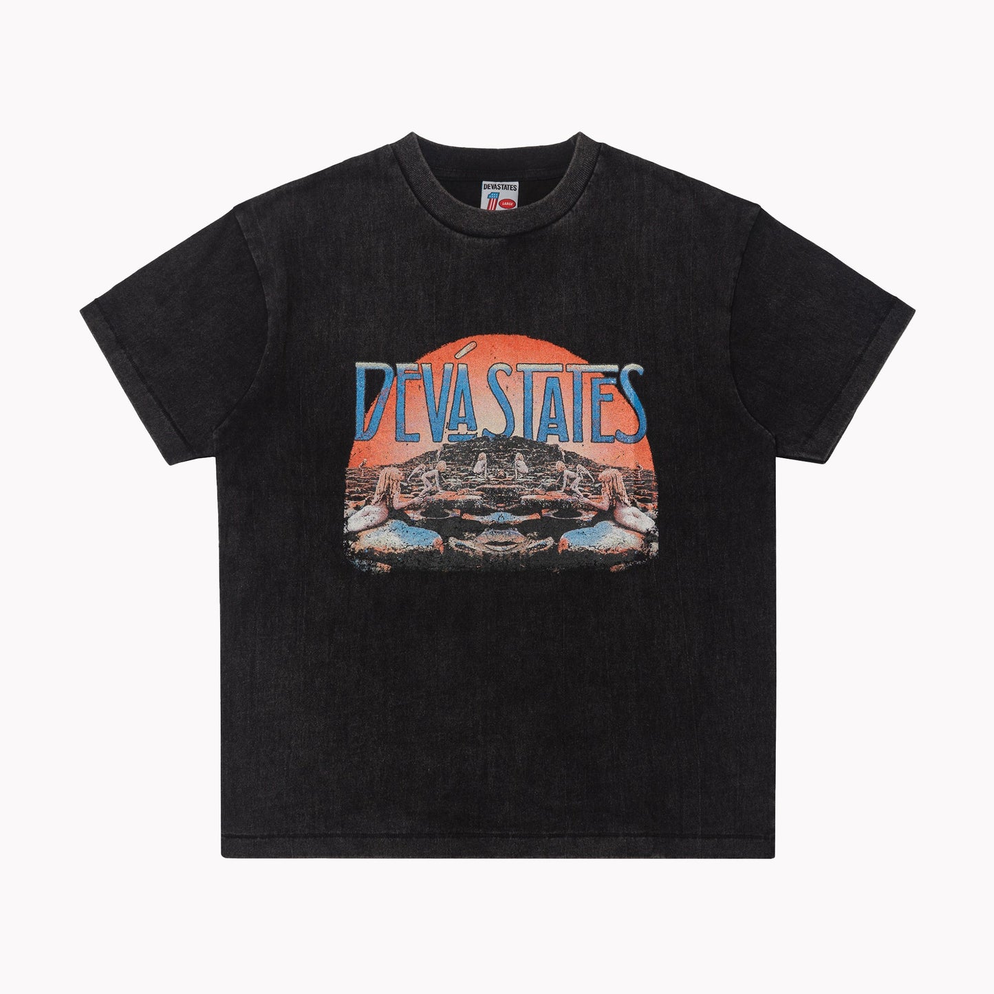 IDOLATER GFX / T-SHIRT / WASHED BLACK