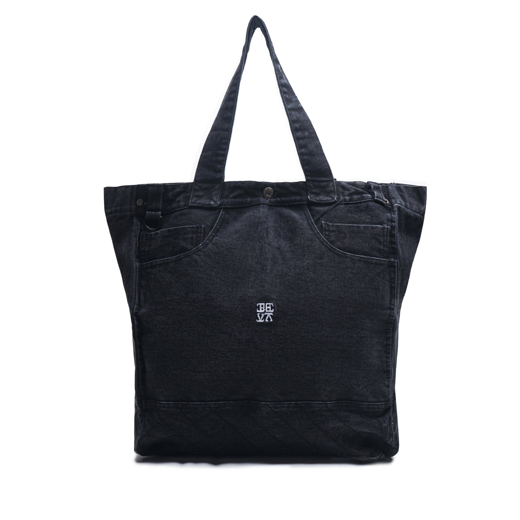 TOTEBAG WASHED DENIM BLACK AW'25