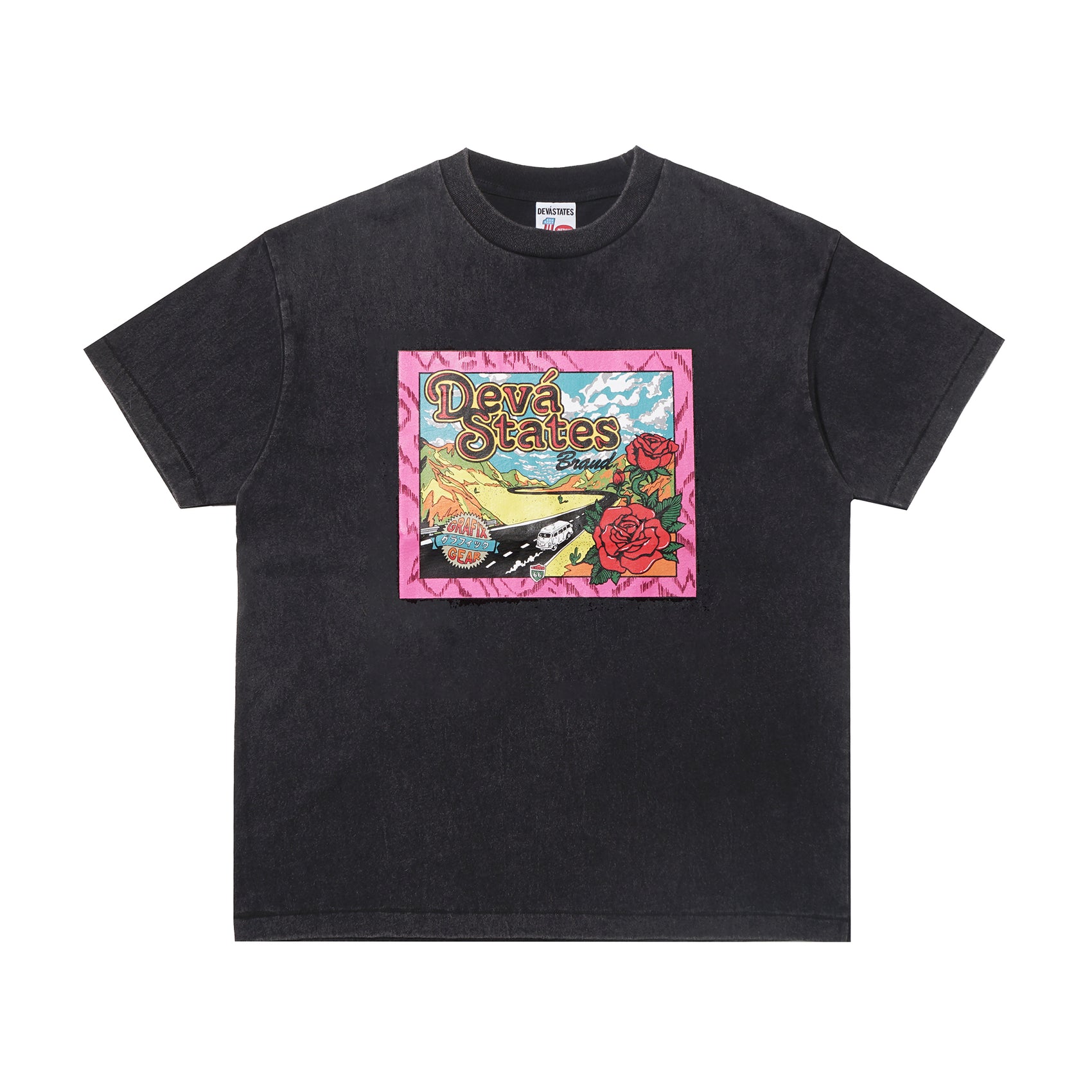 TRIPPIN T-SHIRT [WASHED BLACK]