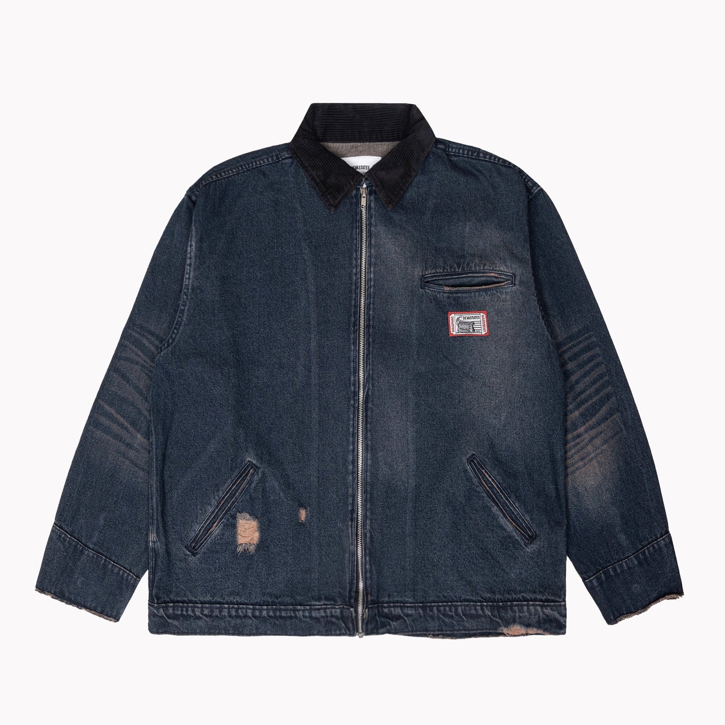 GRUNT / DENIM WORK JACKET / WASHED BLUE