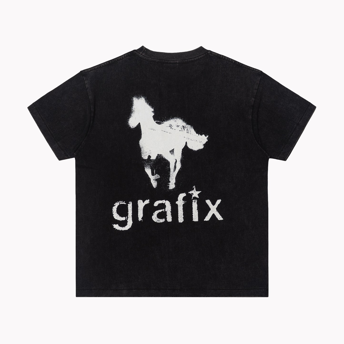 DASH GFX / T-SHIRT / WASHED BLACK