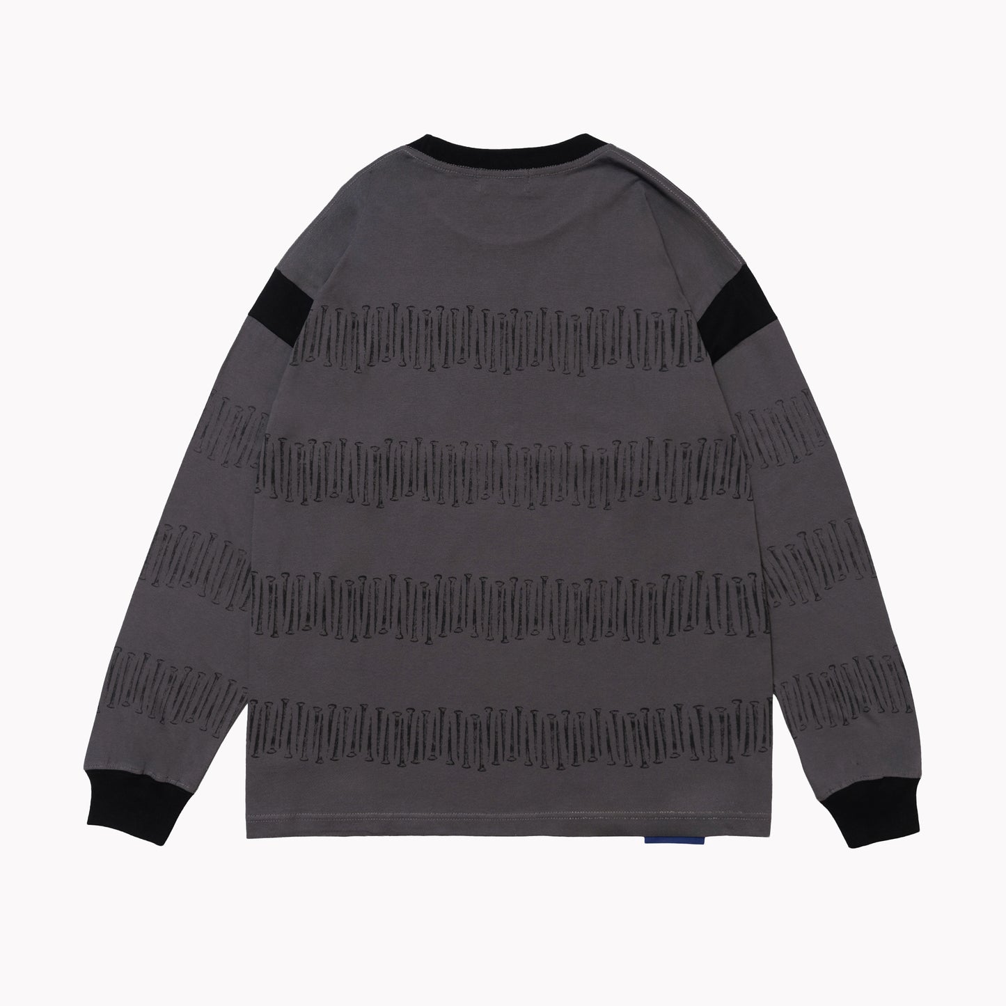 NAILS / LS T-SHIRT / BLACK