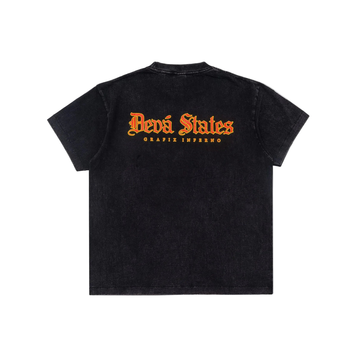 HORNS GFX T-SHIRT [WASHED BLACK]