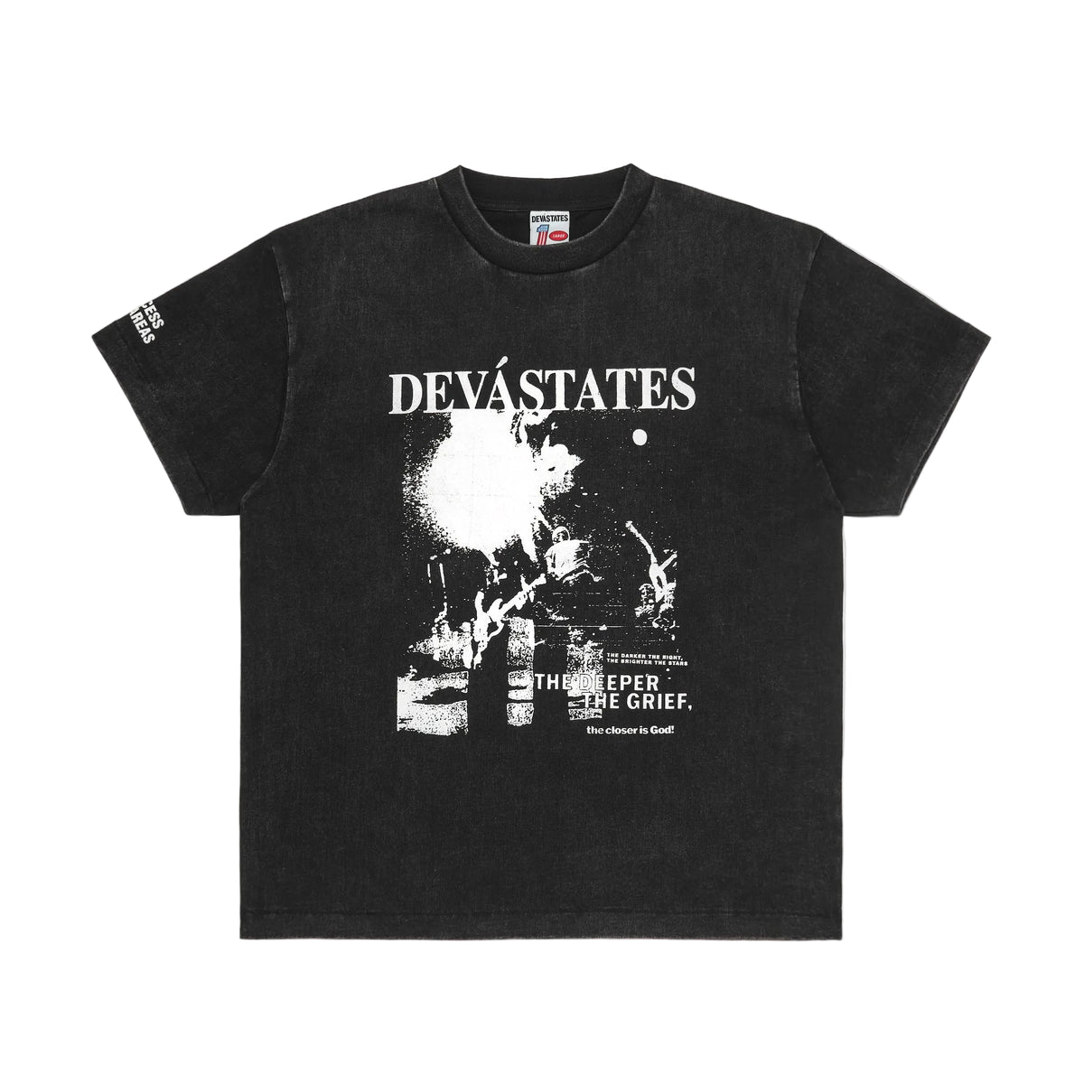 GRIEF GFX T-SHIRT [WASHED BLACK]