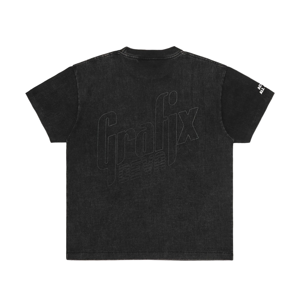 GRIEF GFX T-SHIRT [WASHED BLACK]