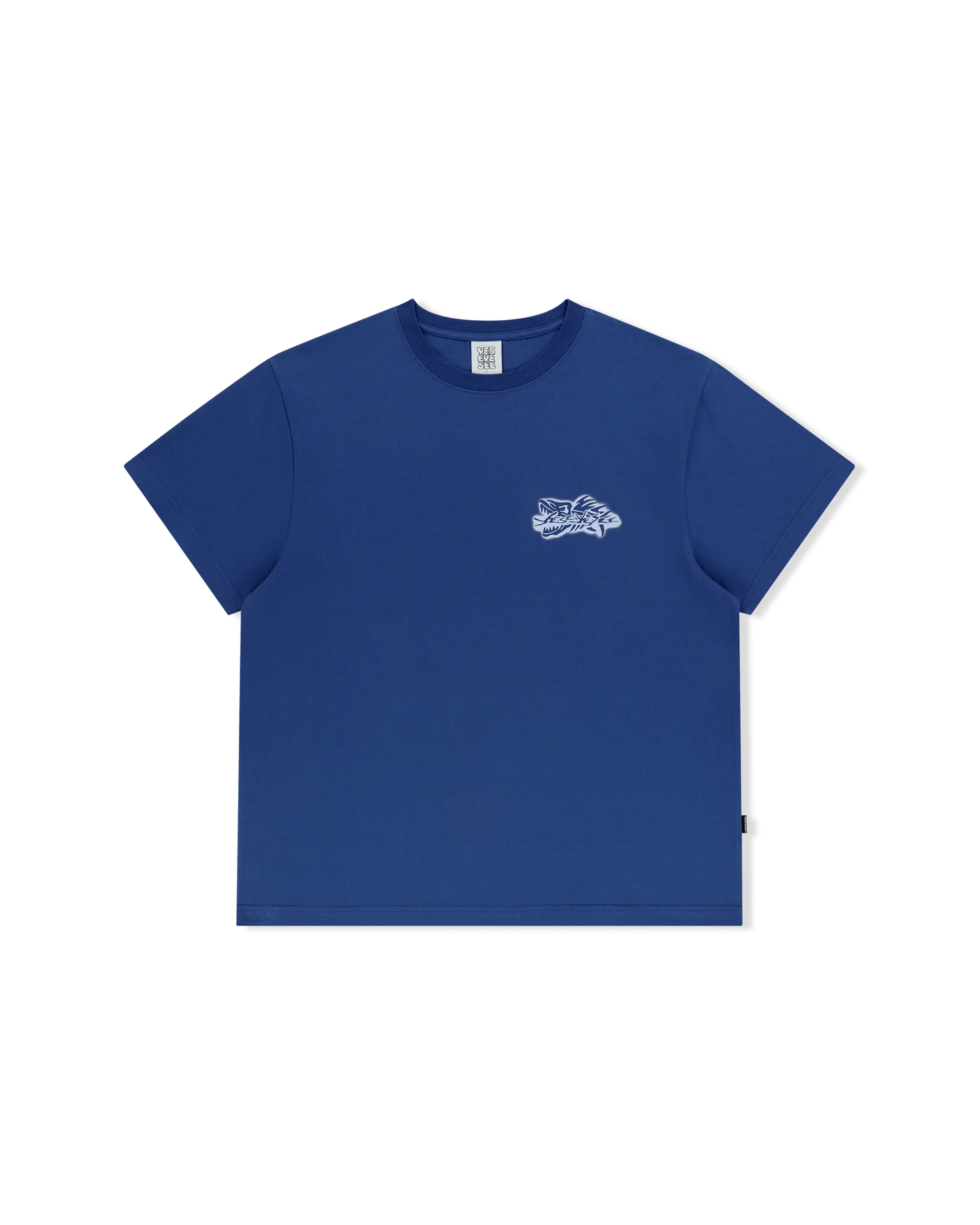 Y.E.S PALM TREE T-SHIRT ( COBALT BLUE )