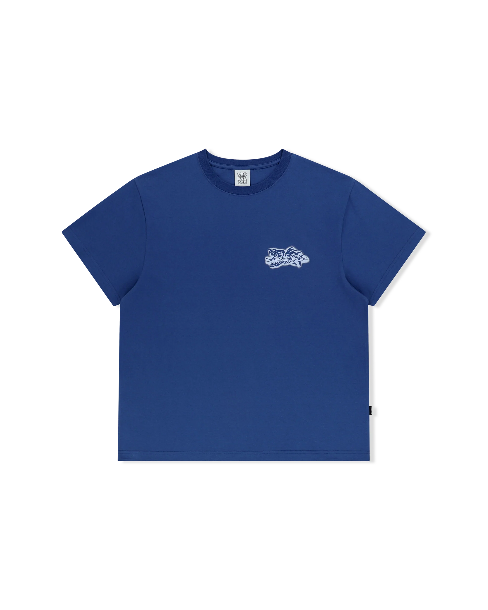 Y.E.S PALM TREE T-SHIRT ( COBALT BLUE )