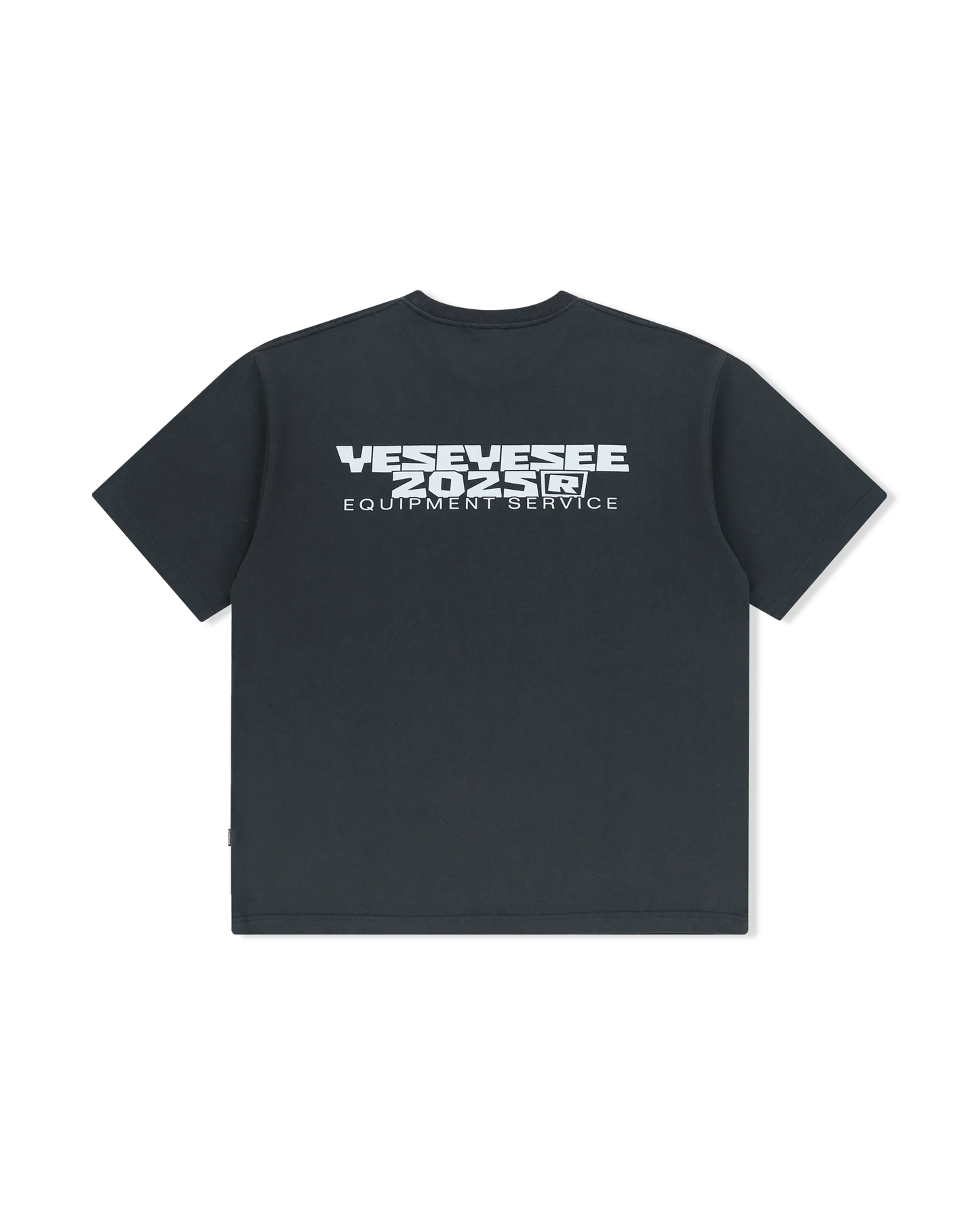 Y.E.S MULTI PAINTED T-SHIRT ( CHARCOAL )