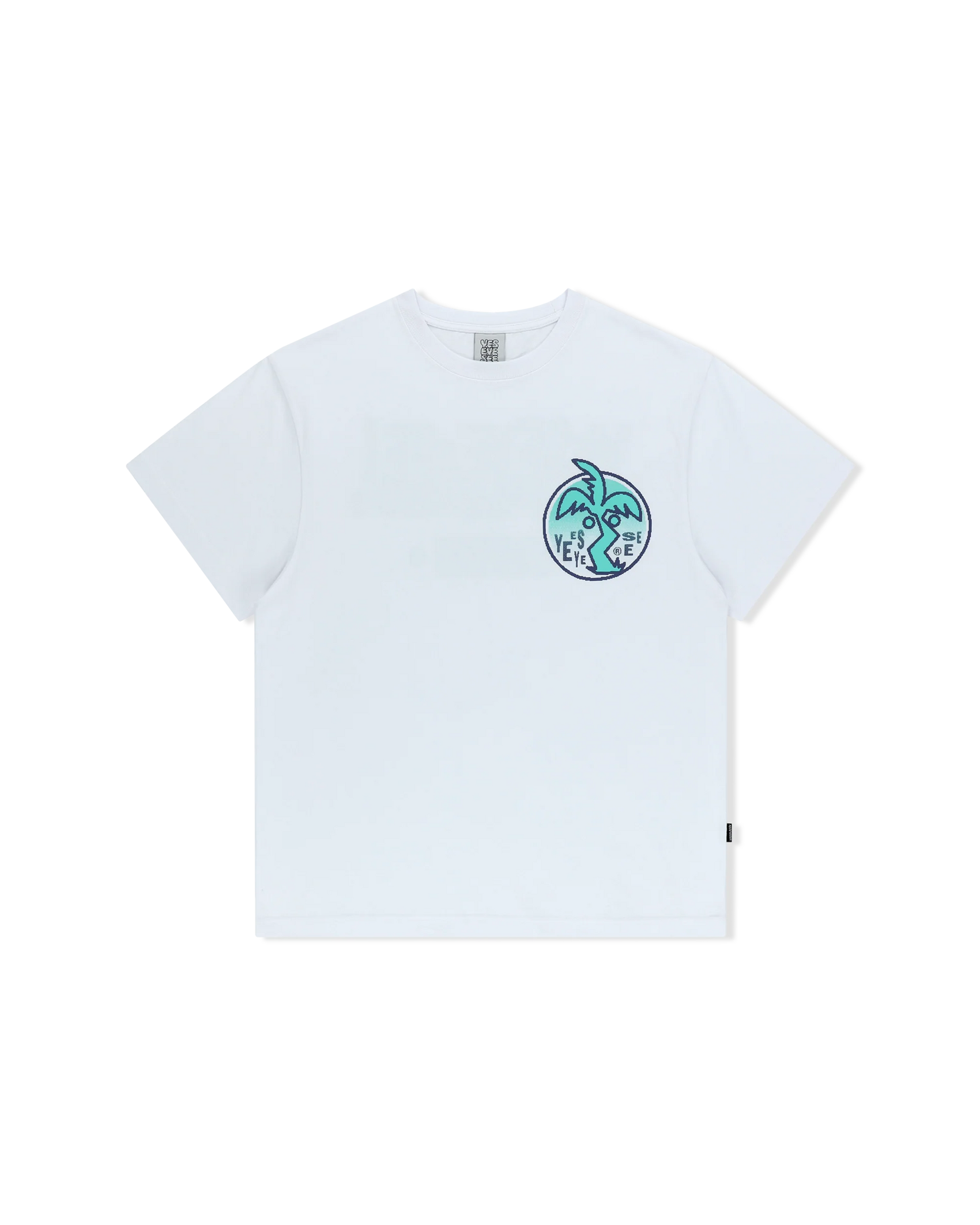 Y.E.S PALM TREE T-SHIRT ( WHITE )