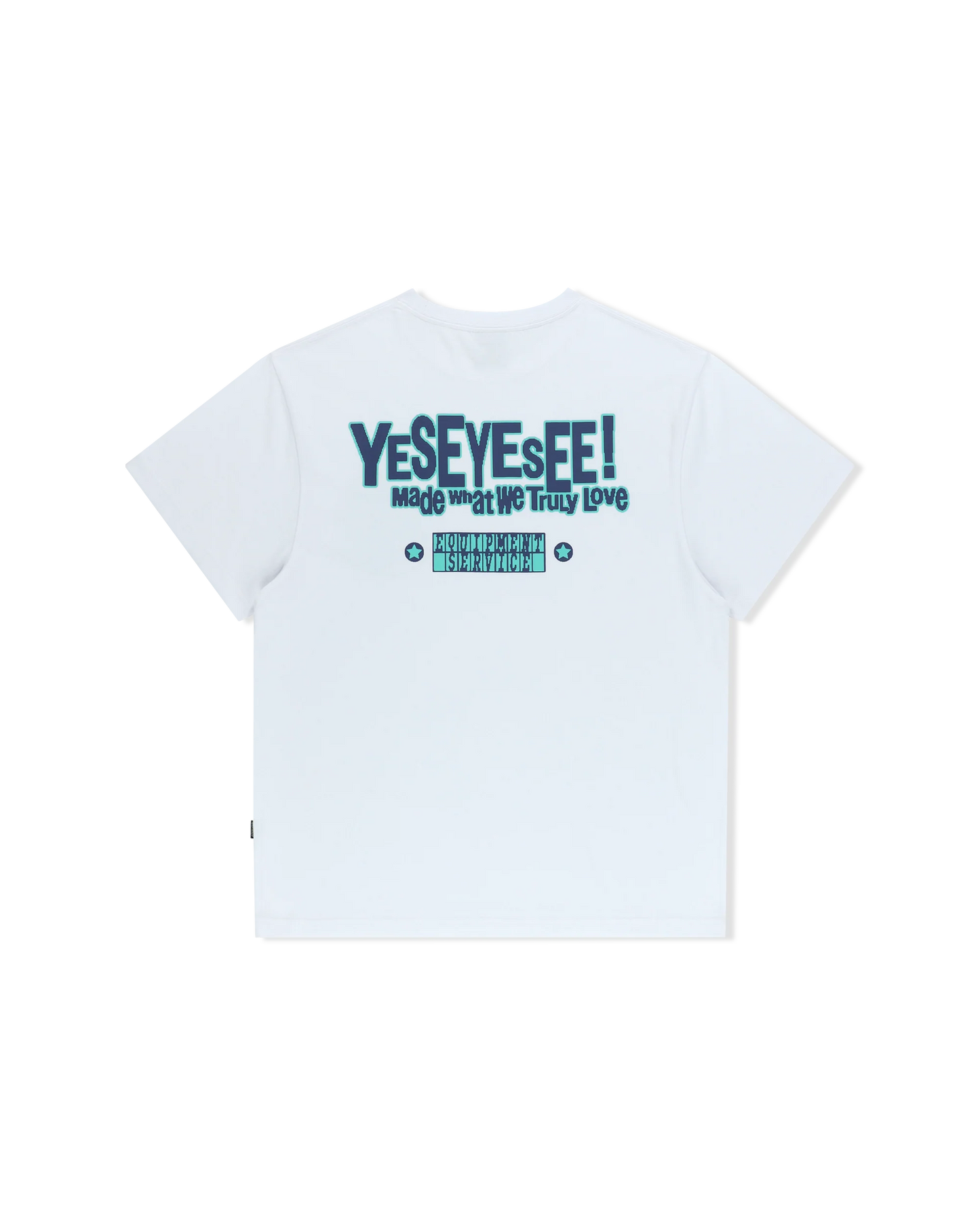 Y.E.S PALM TREE T-SHIRT ( WHITE )