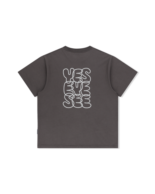 Y.E.S C-LOGO T-SHIRT ( COCOA )