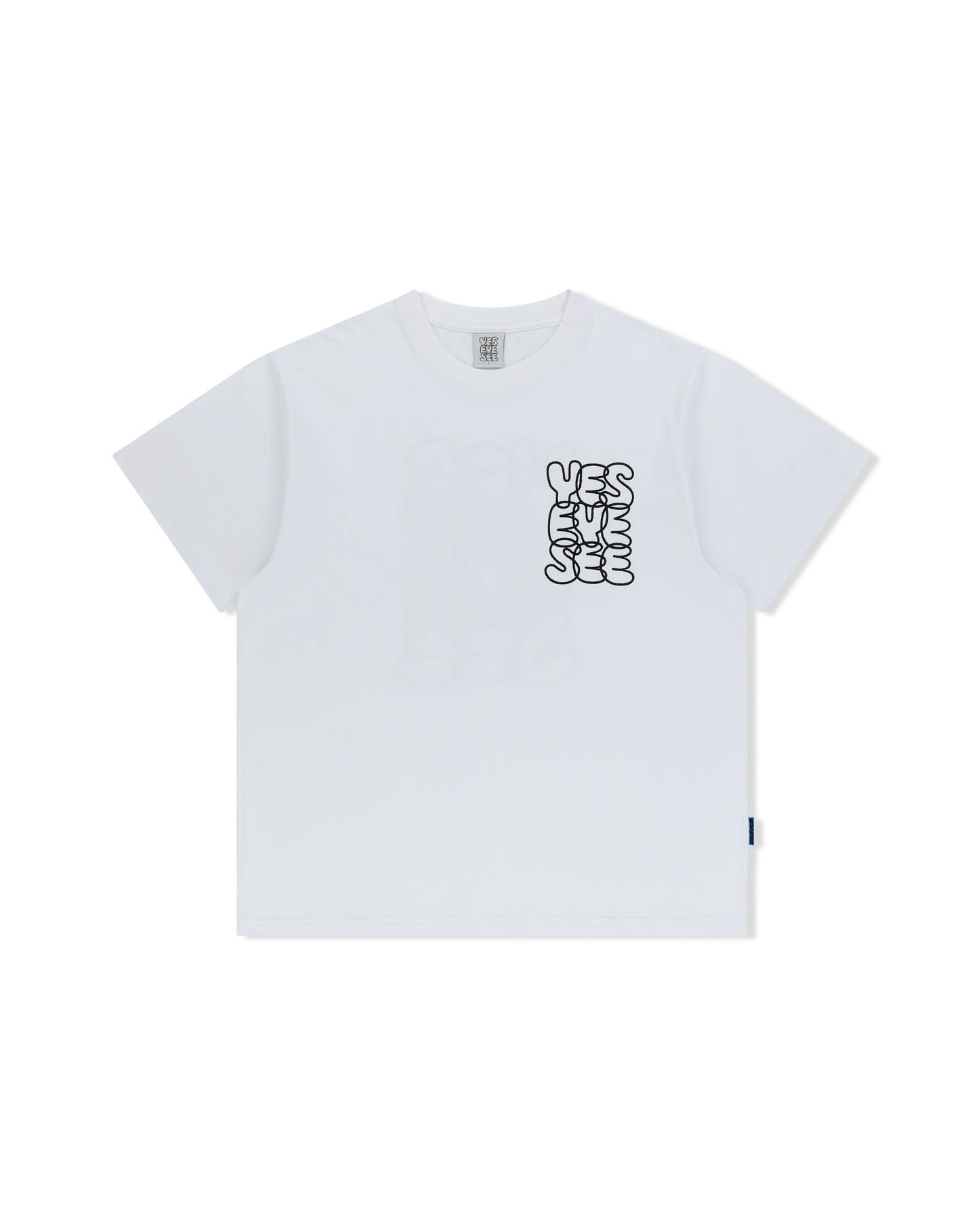 Y.E.S C-LOGO T-SHIRT ( WHITE )