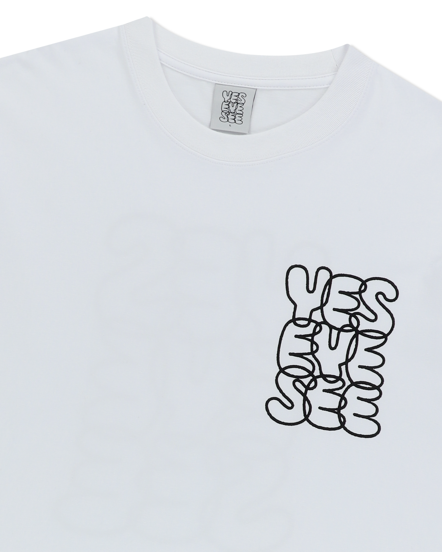 Y.E.S C-LOGO T-SHIRT ( WHITE )
