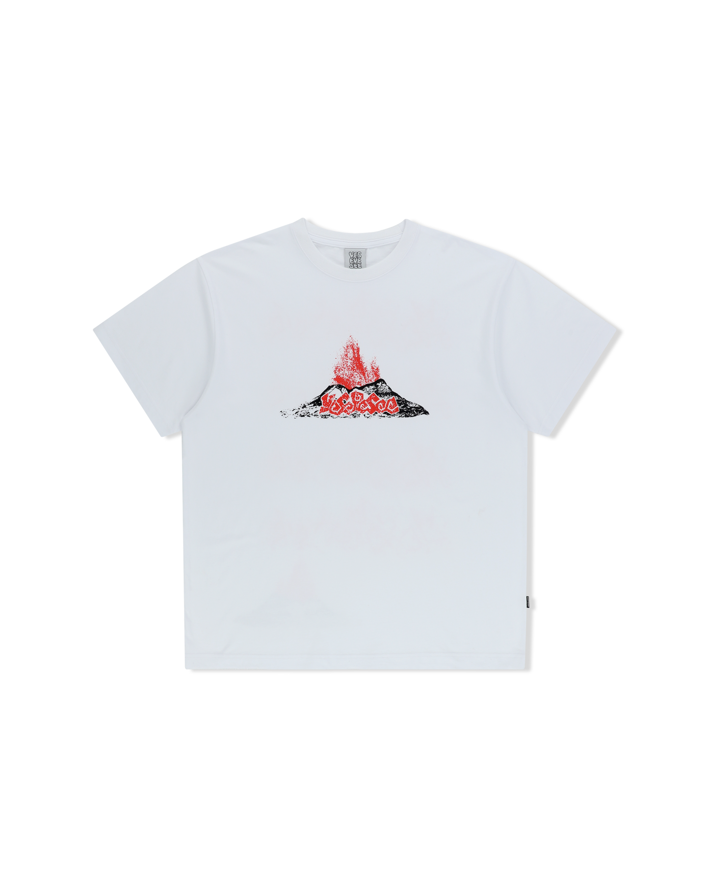 Y.E.S VOLCANIC ERUPTION T-SHIRT ( WHITE )