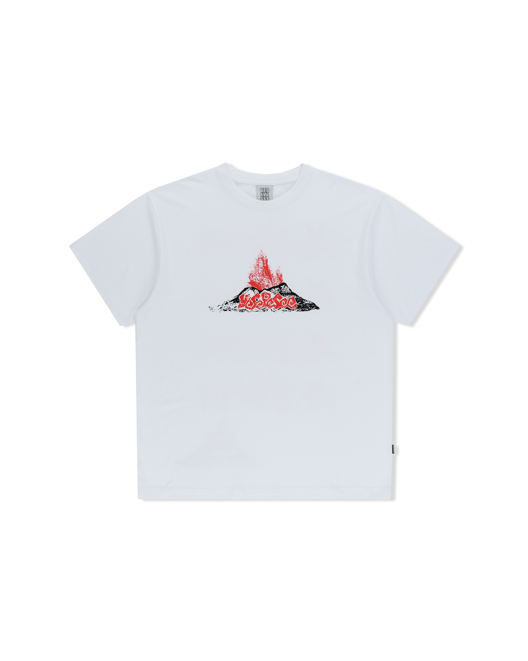 Y.E.S VOLCANIC ERUPTION T-SHIRT ( WHITE )