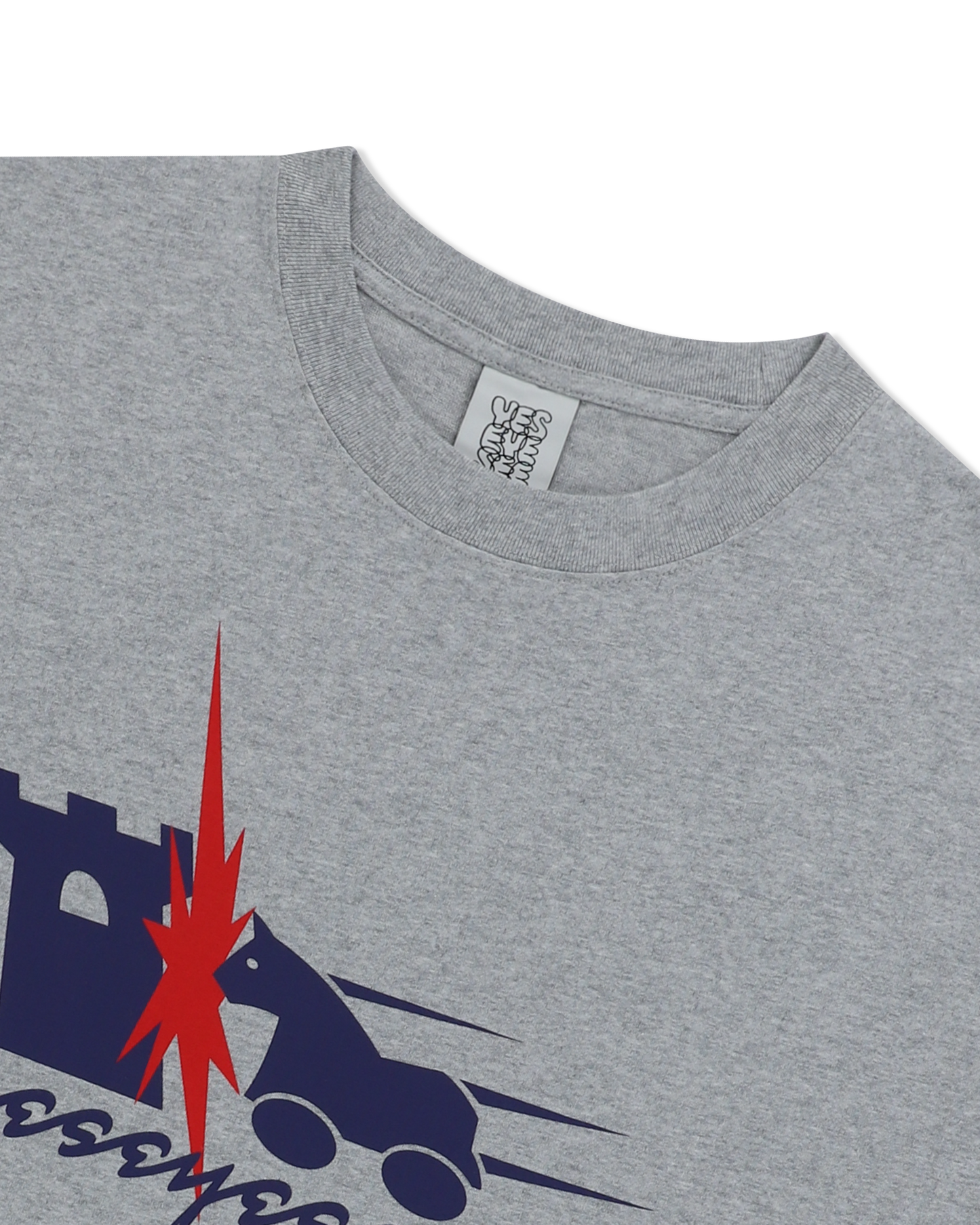 Y.E.S HOBBY HORSE T-SHIRT ( GREY )