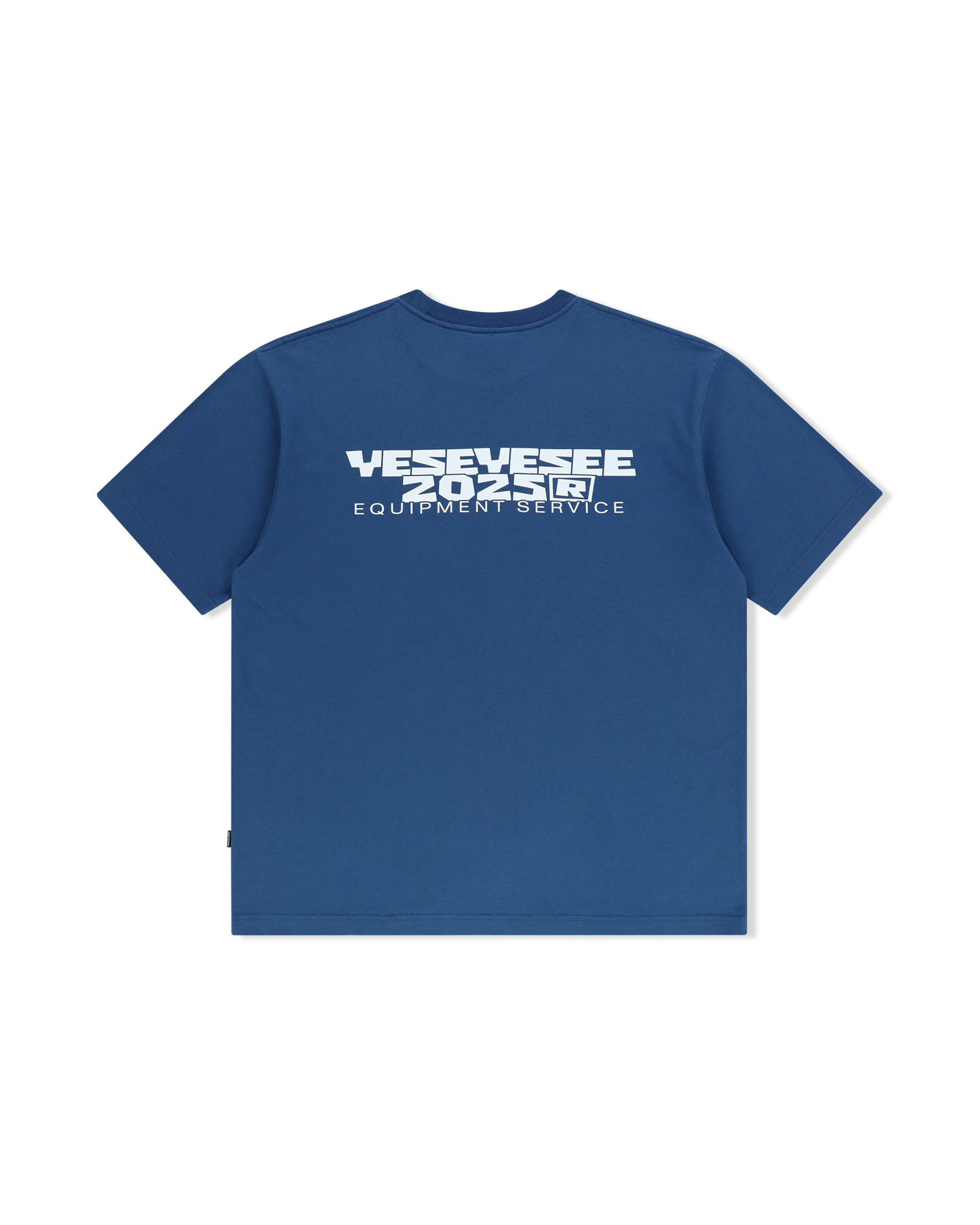 Y.E.S MULTI PAINTED T-SHIRT ( COBALT BLUE )