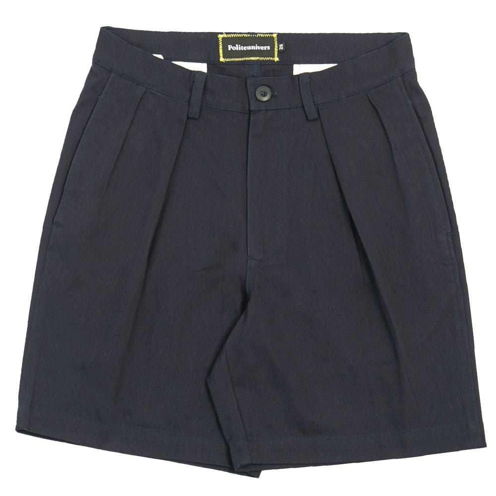 19" ZIG ZAG P DOUBLE PLEATED SHORTS PANTS