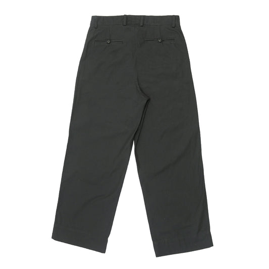 BASIC LOOSE HERRINGBONE PANTS